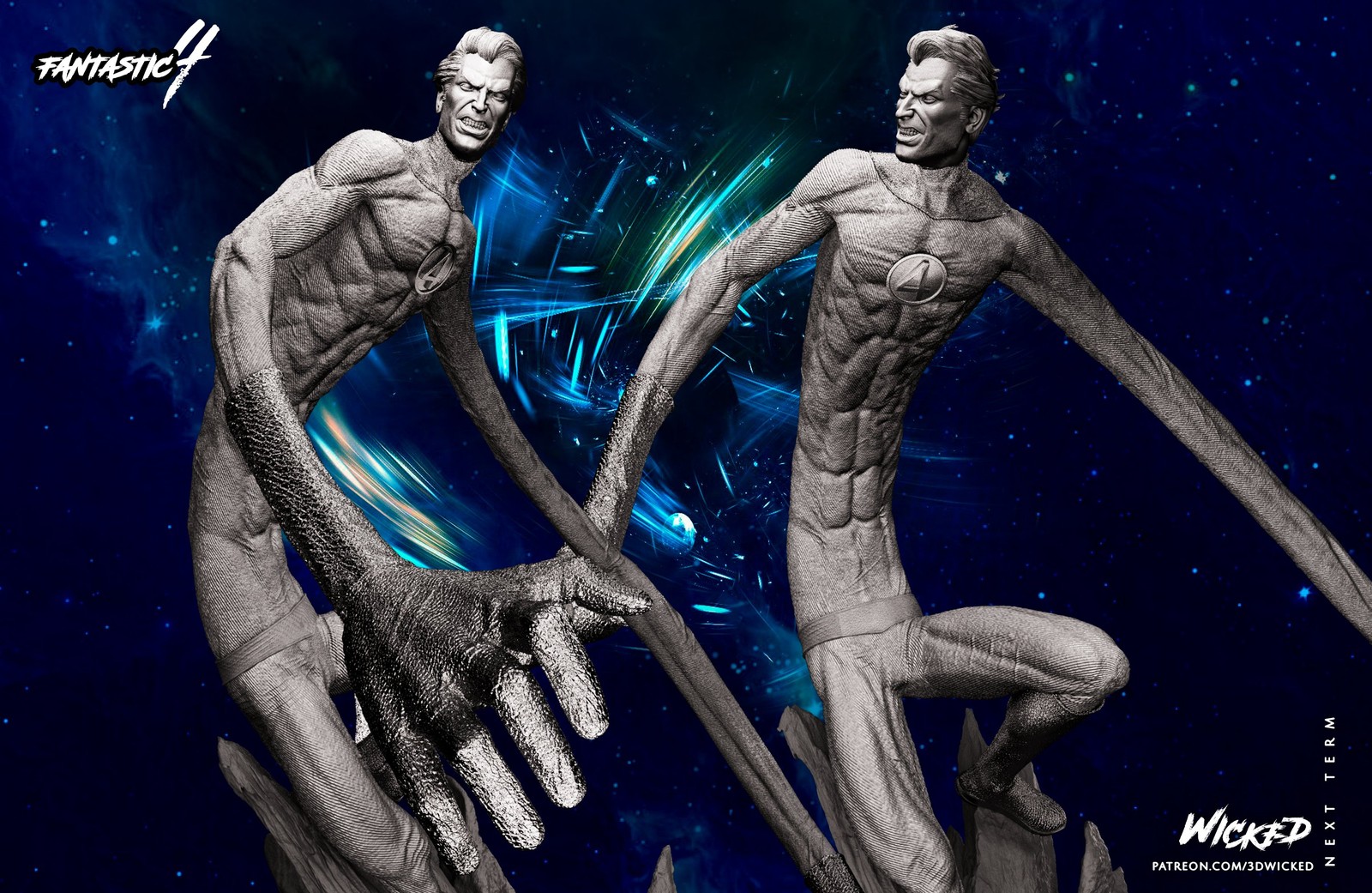 Marvel Reed Richards Sculpture - Image 3