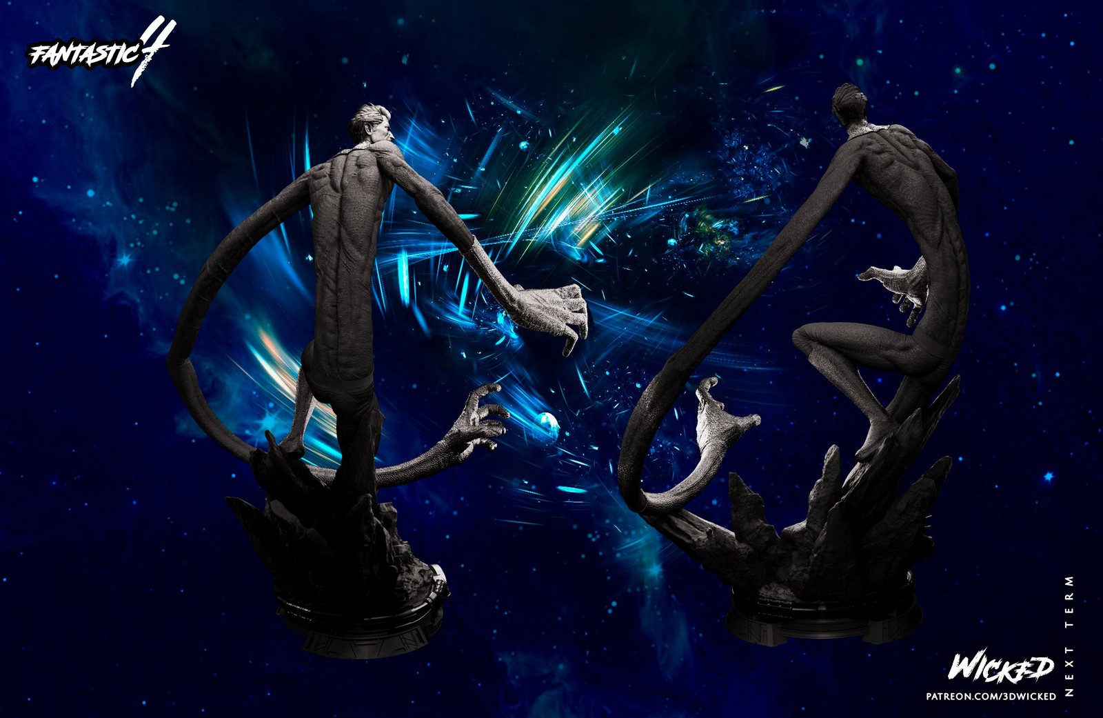 Marvel Reed Richards Sculpture - Image 5