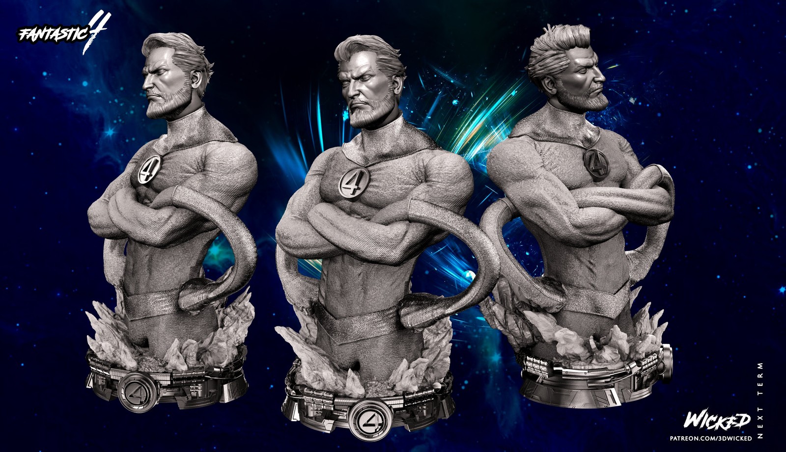 Reed Richards - Bust (Marvel) - Image 2