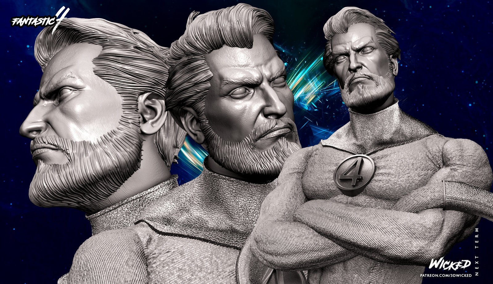 Reed Richards - Bust (Marvel) - Image 3