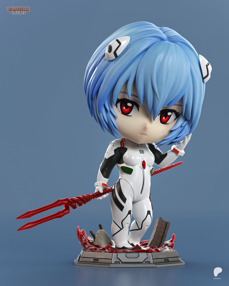 Rei Ayanami - Chibi (Neon Genesis Evangelion)