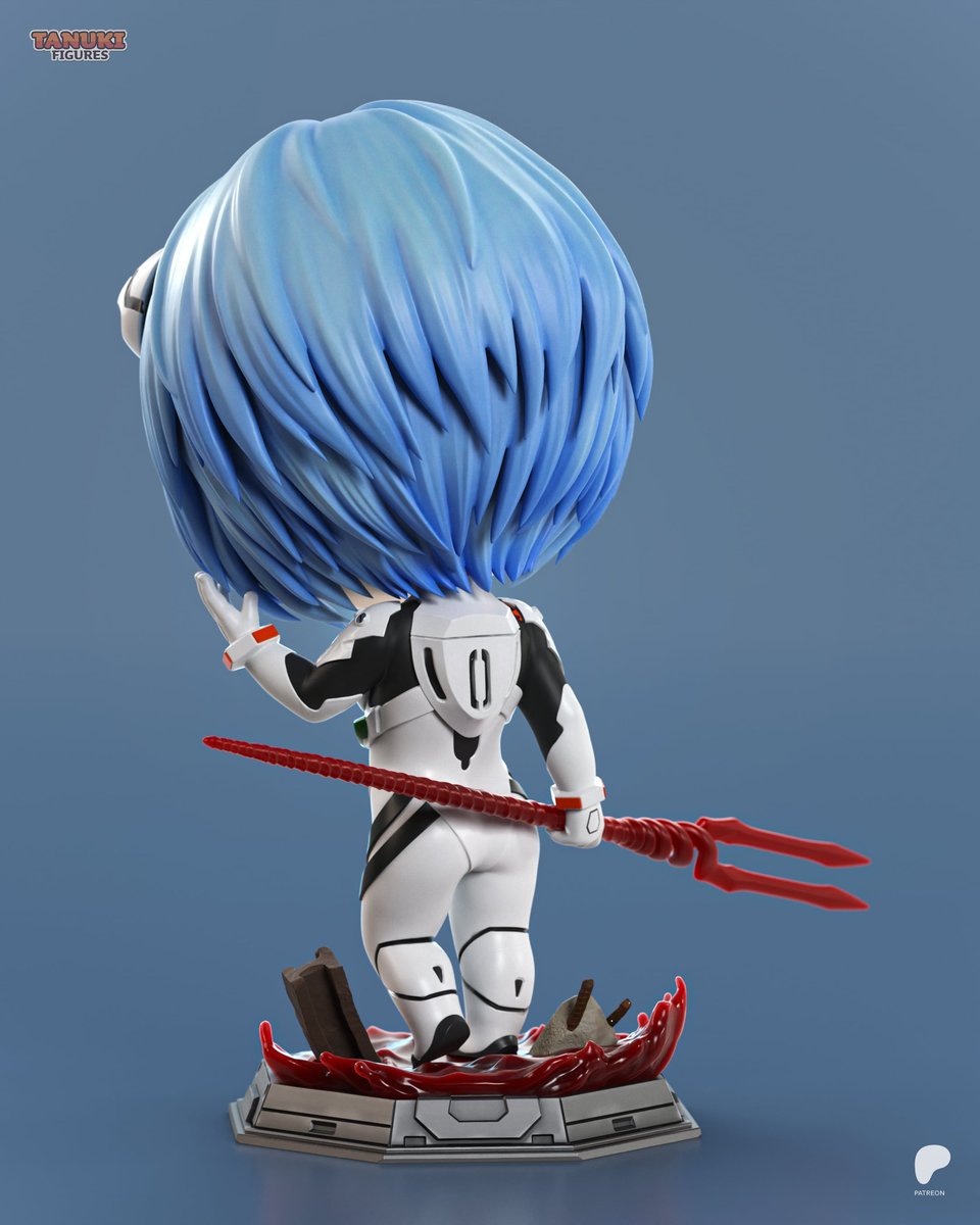 Rei Ayanami - Evangelion – Chibi - Image 3