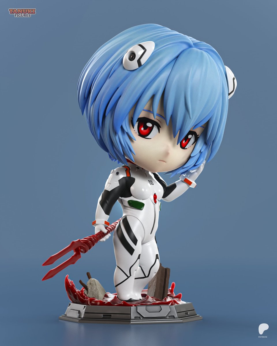 Rei Ayanami - Evangelion – Chibi - Image 4