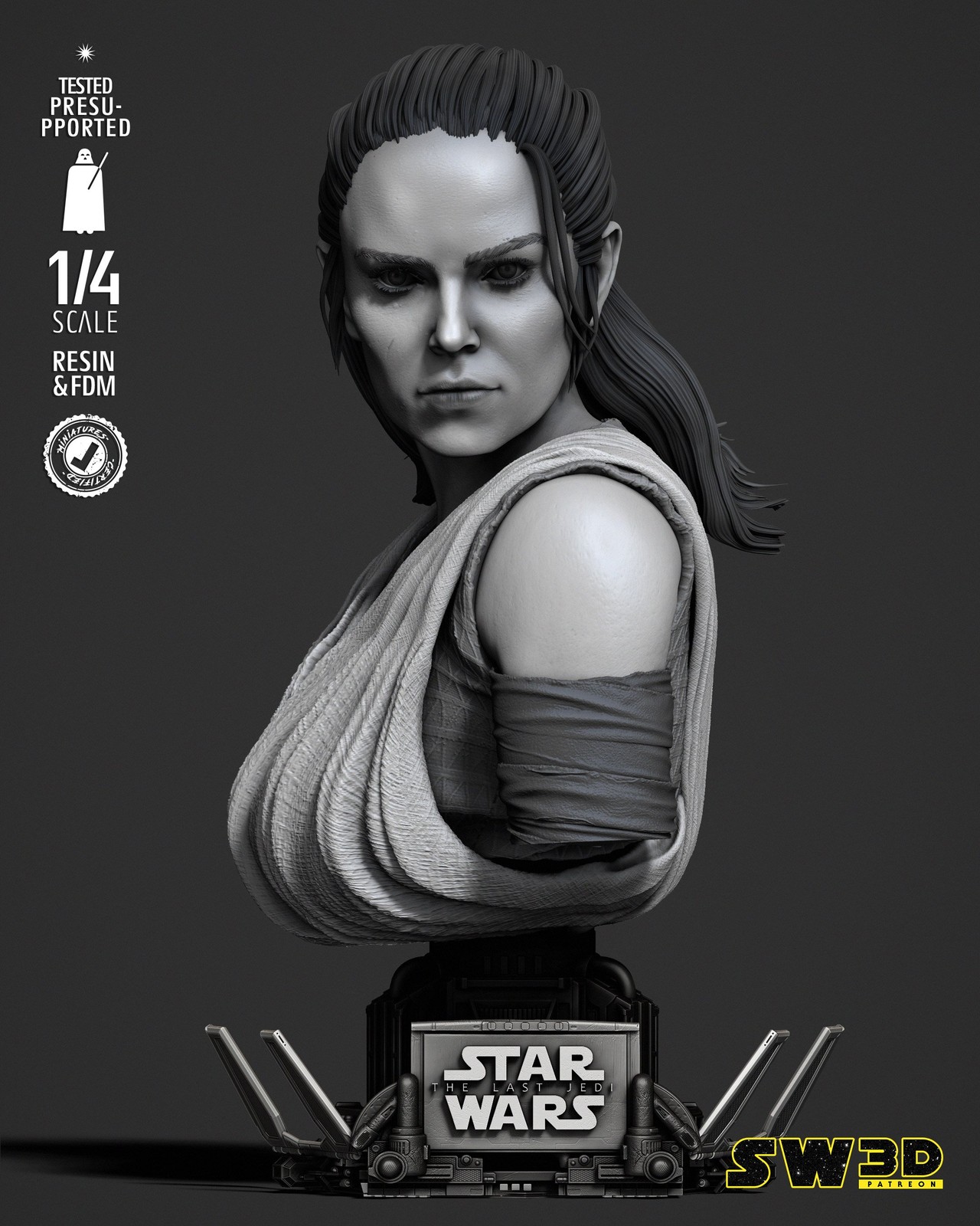 Rey Bust Portrait