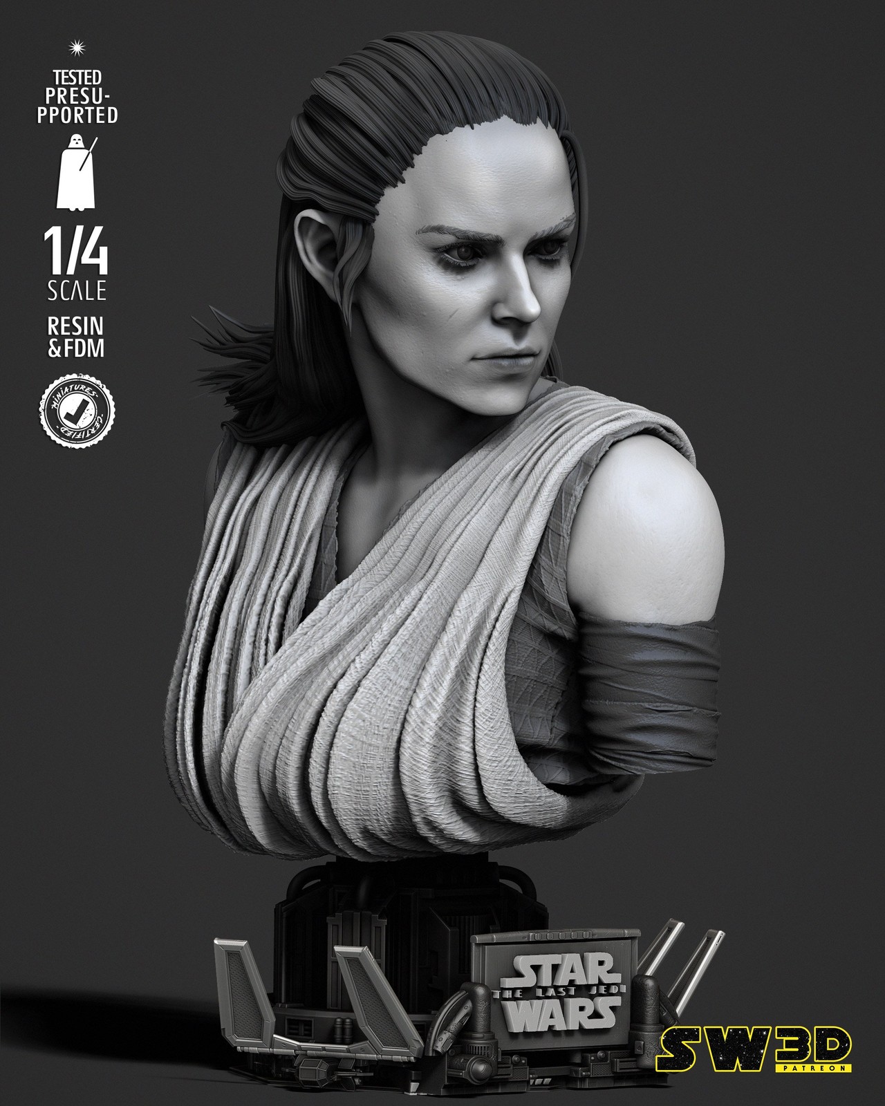 Rey Bust Portrait - Image 2