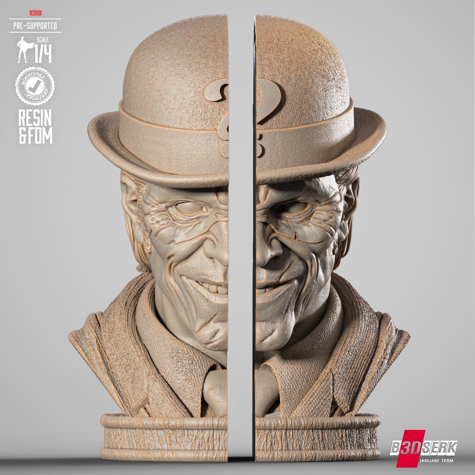 The Riddler Book Holder