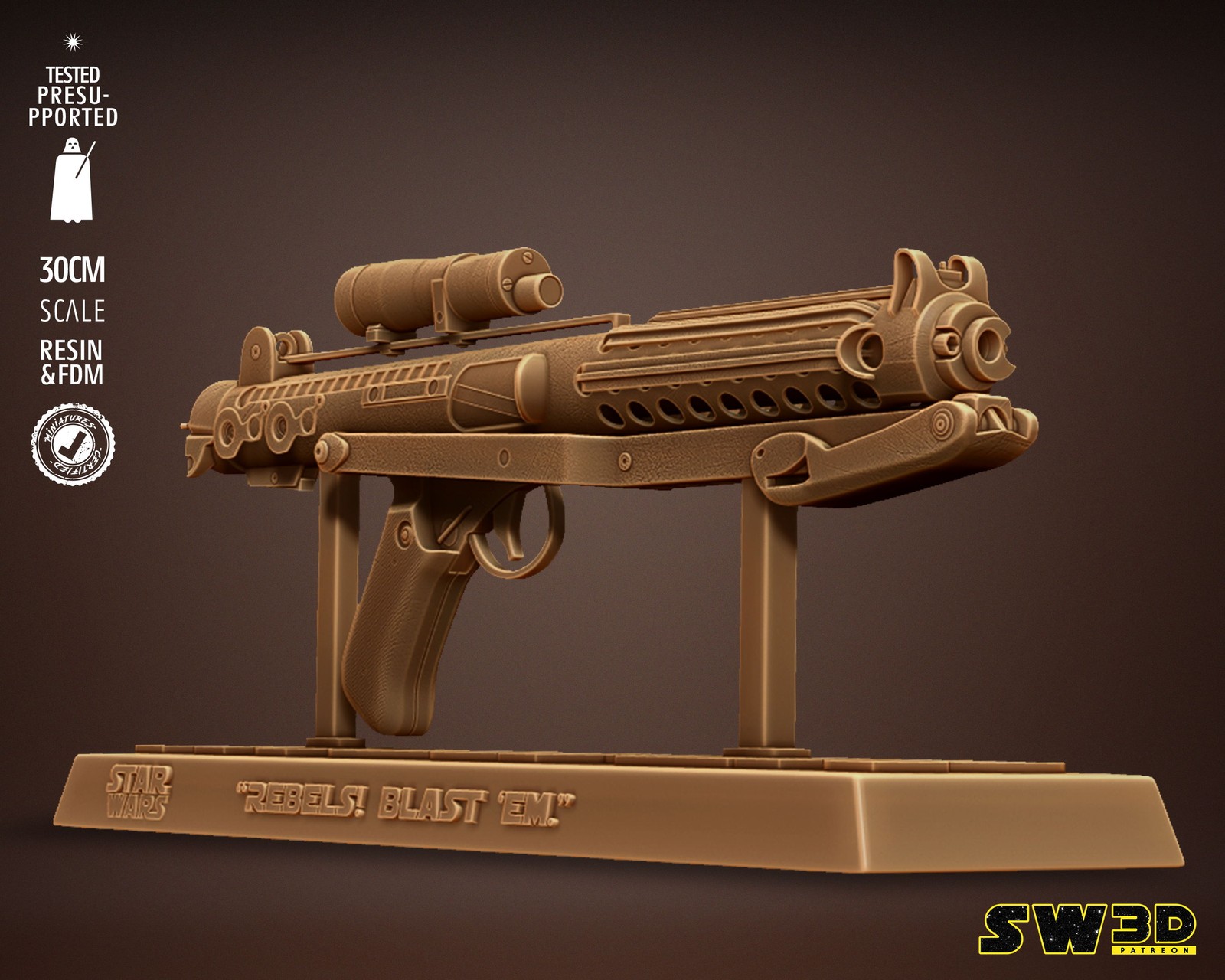 Rifle Blaster E-11 Sculpture - Image 2