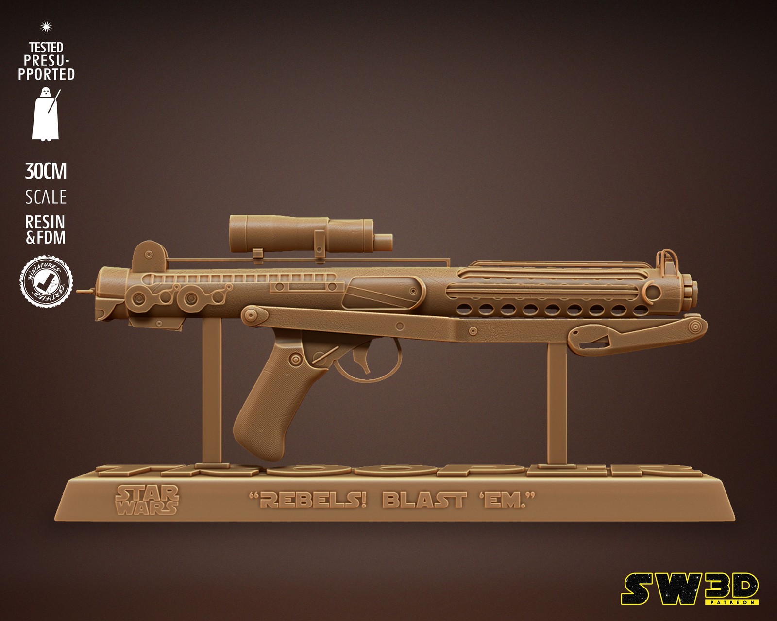 Rifle Blaster E-11 Sculpture - Image 4