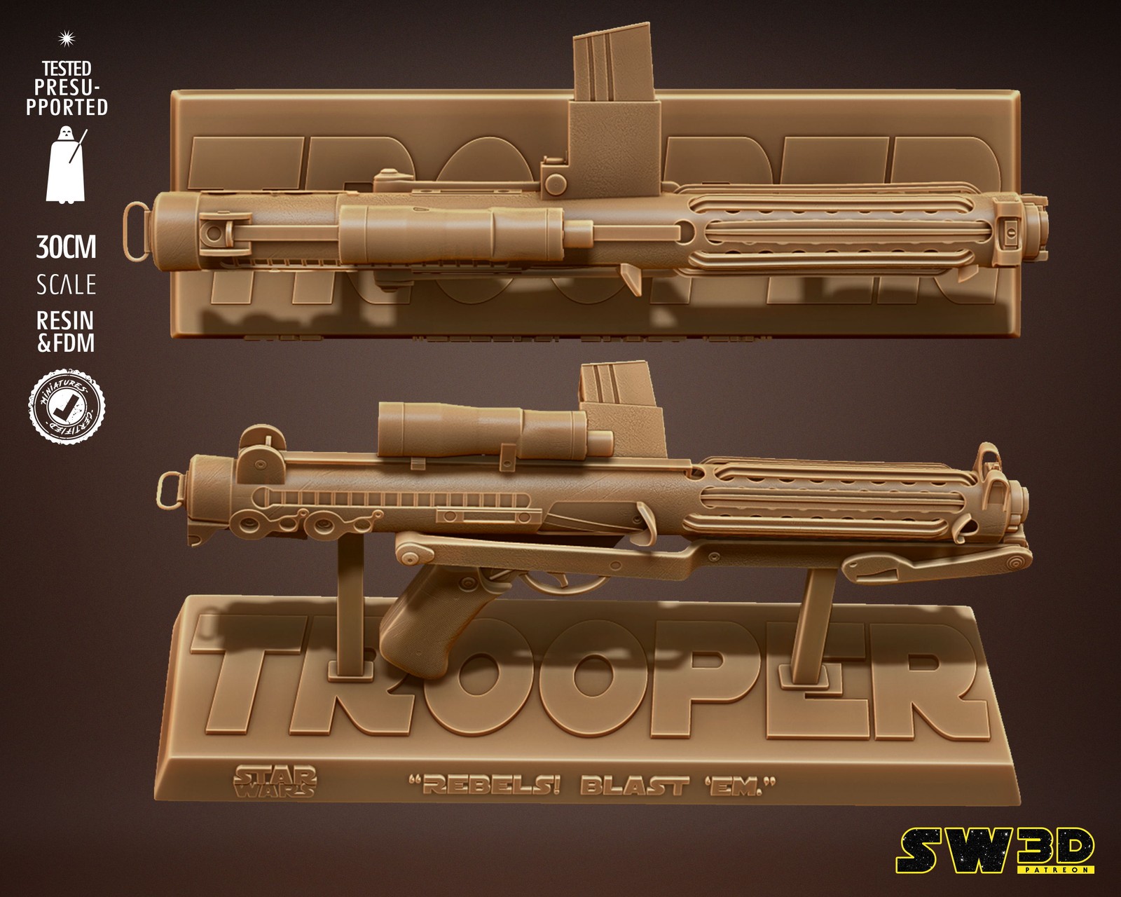 Rifle Blaster E-11 Sculpture - Image 5