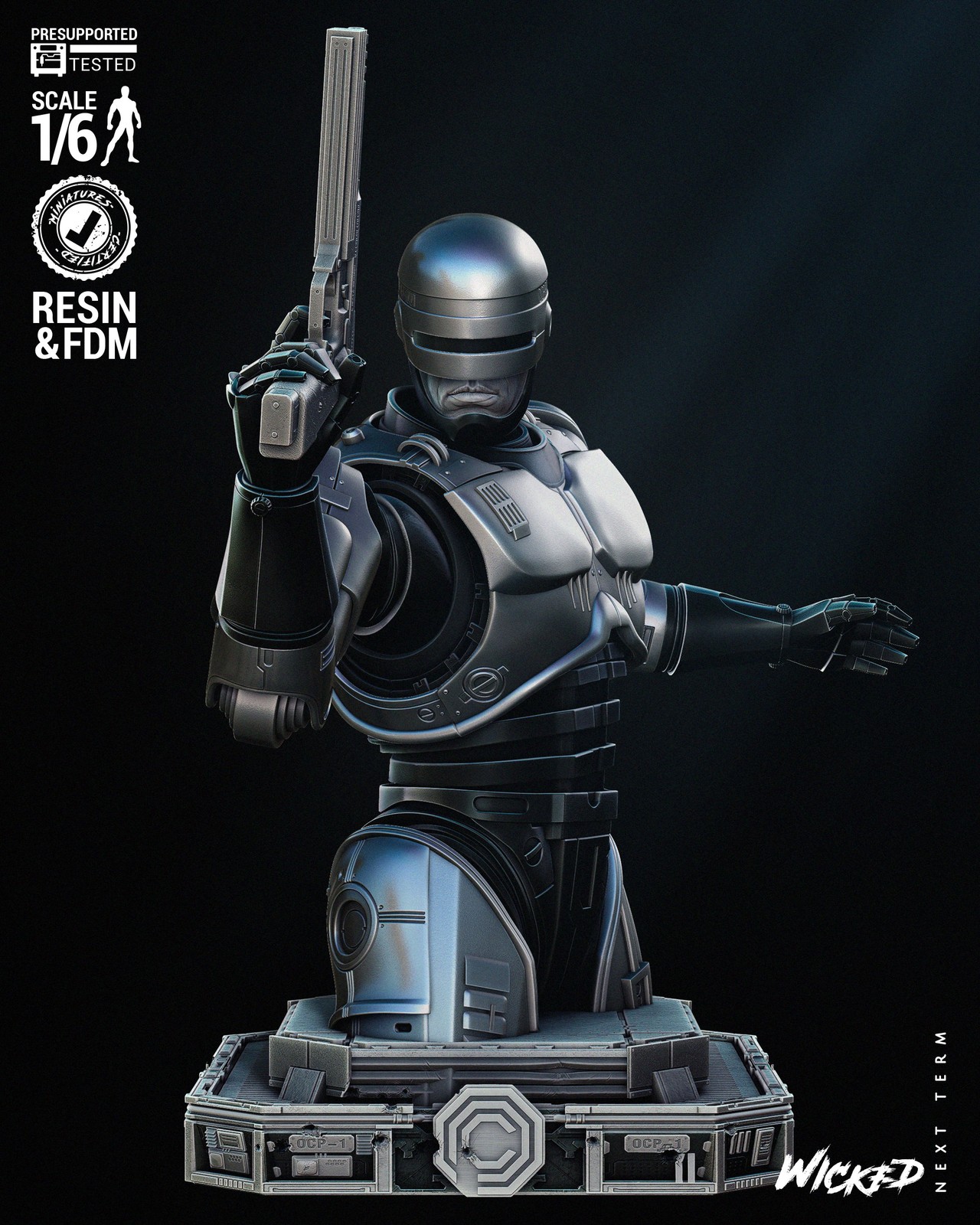 RoboCop Pistol - Bust