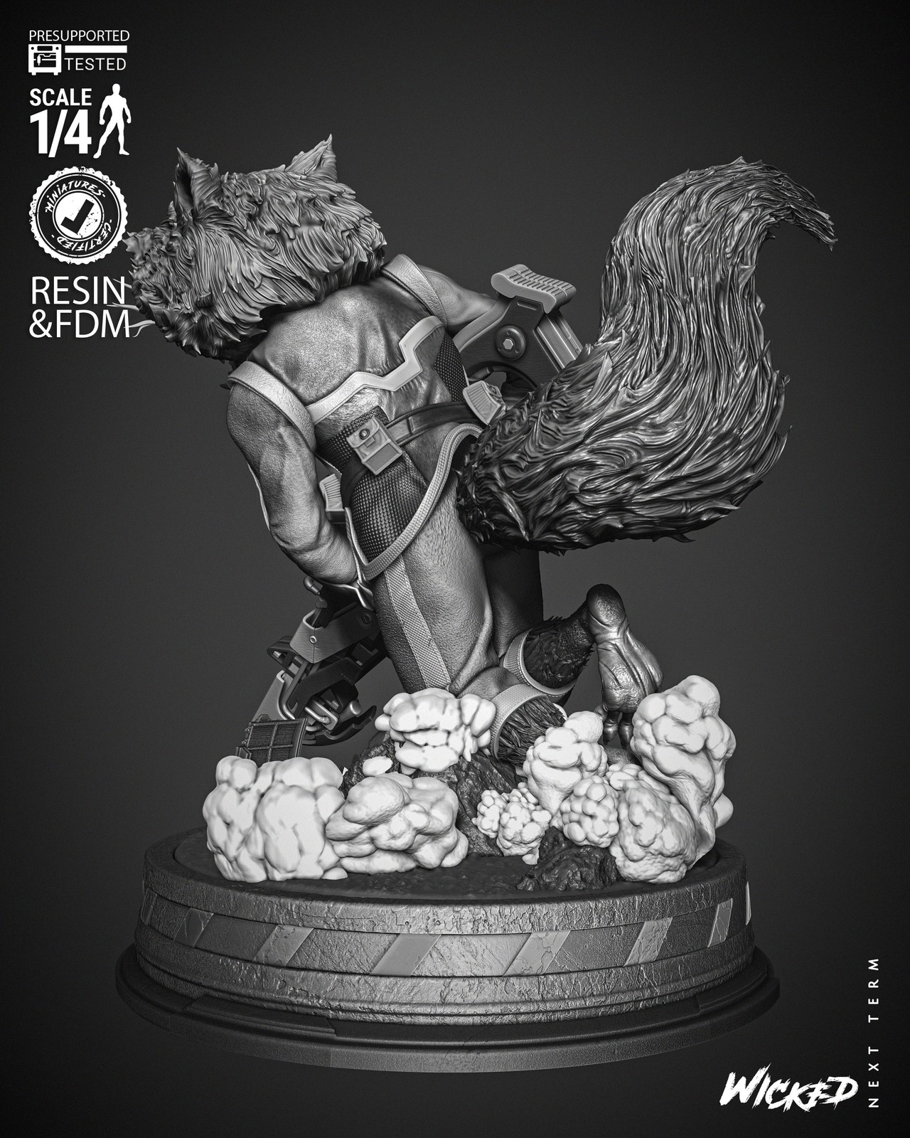 Marvel Rocket Comic Version Bust - Image 3