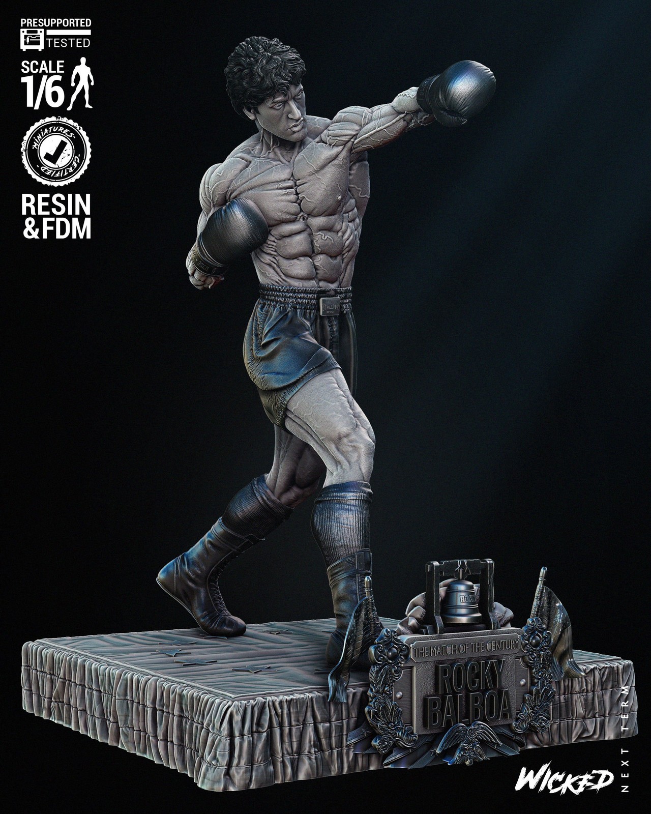 Rocky Balboa Sculpture - Image 2