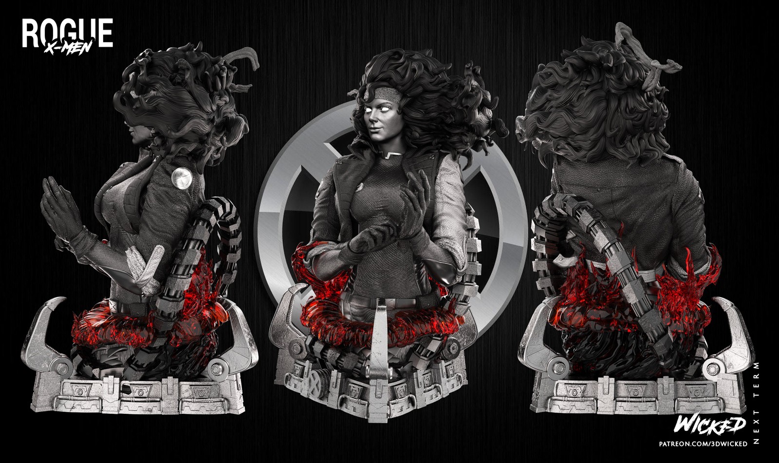 Marvel Rogue Bust - Image 2