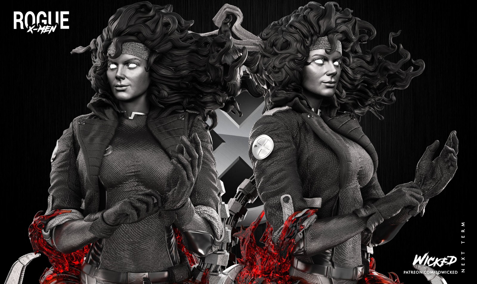 Marvel Rogue Bust - Image 3