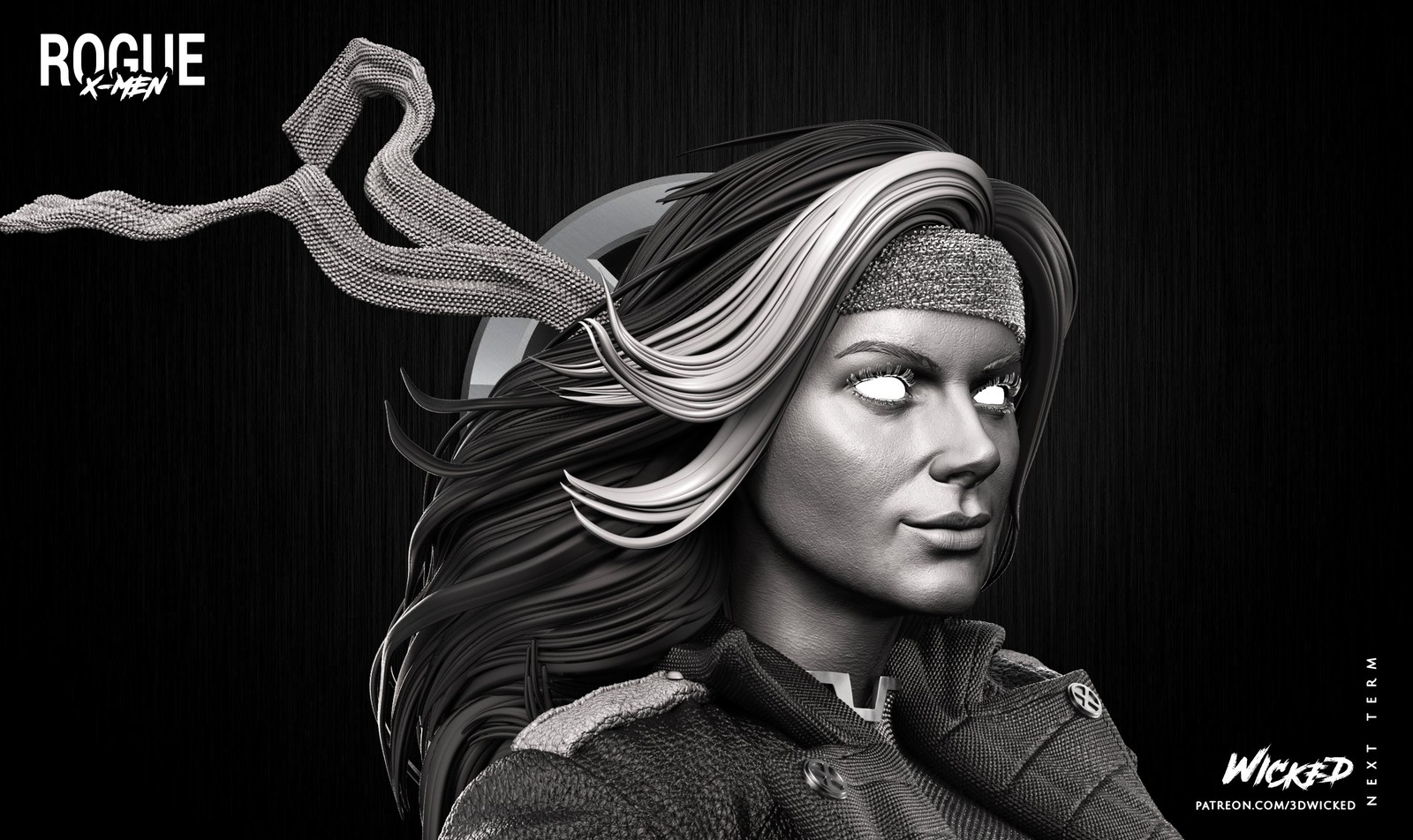 Marvel Rogue Bust - Image 4