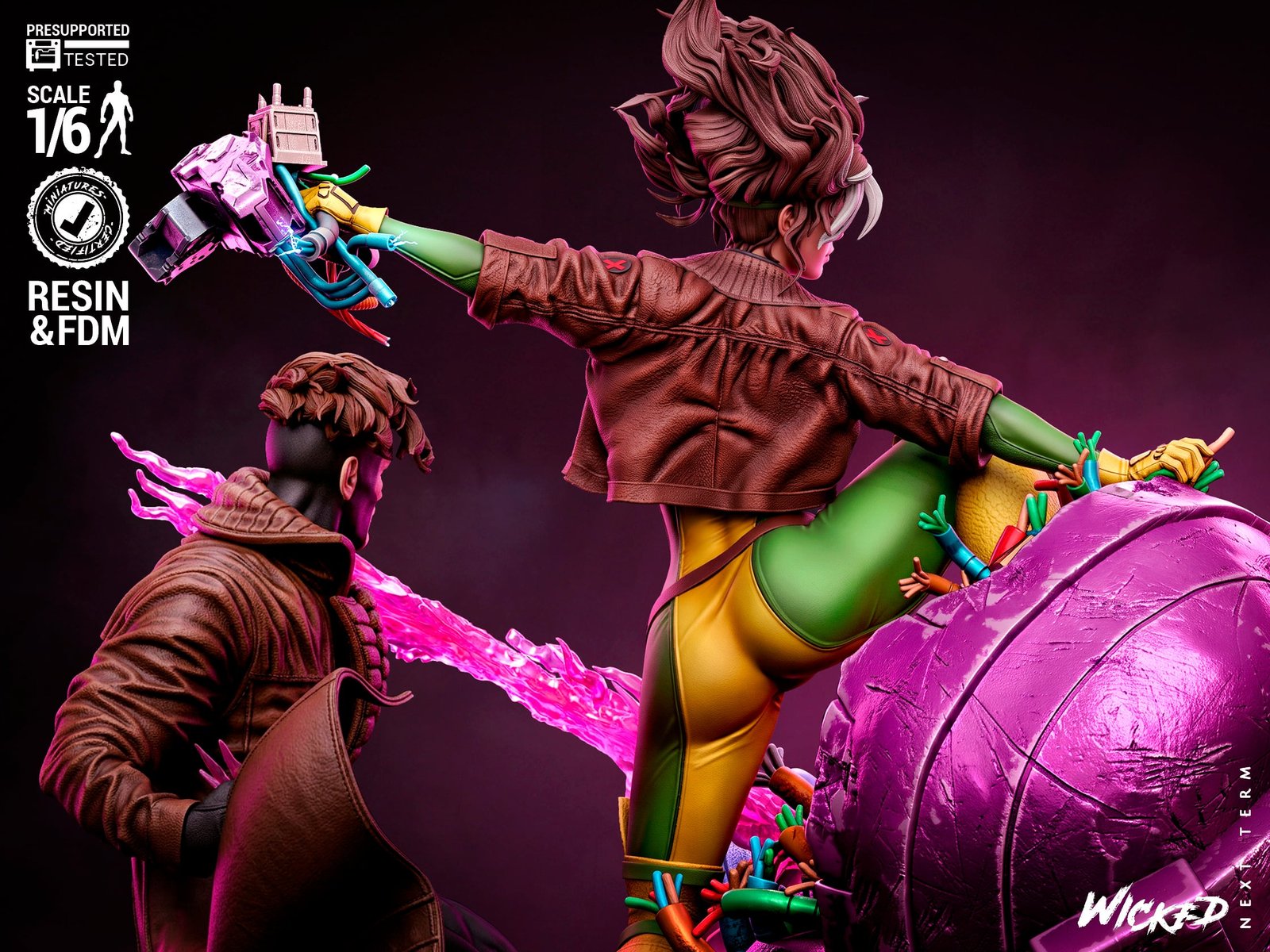 Rogue & Gambit Sentinel - Diorama (Marvel) - Image 4