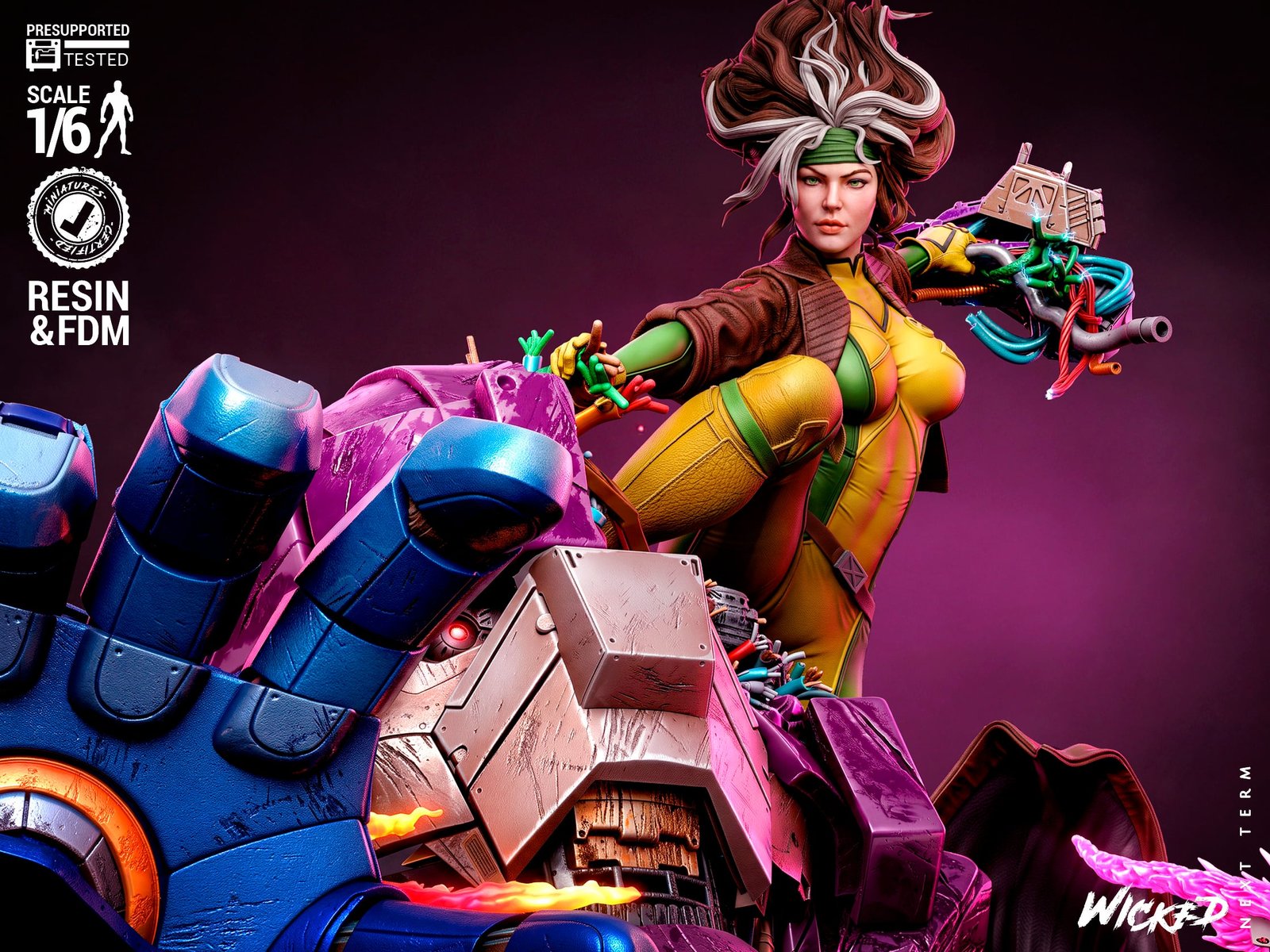 Rogue & Gambit Sentinel - Diorama (Marvel) - Image 5