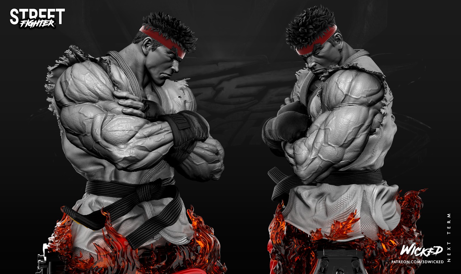 Video Game Ryu Bust - Image 3