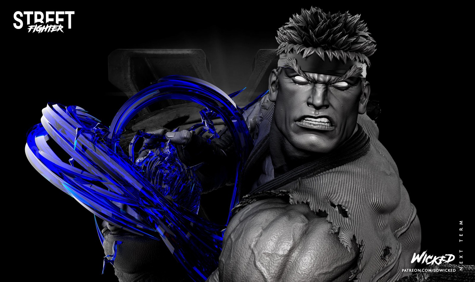 Video Game Ryu Sculpture - Image 2