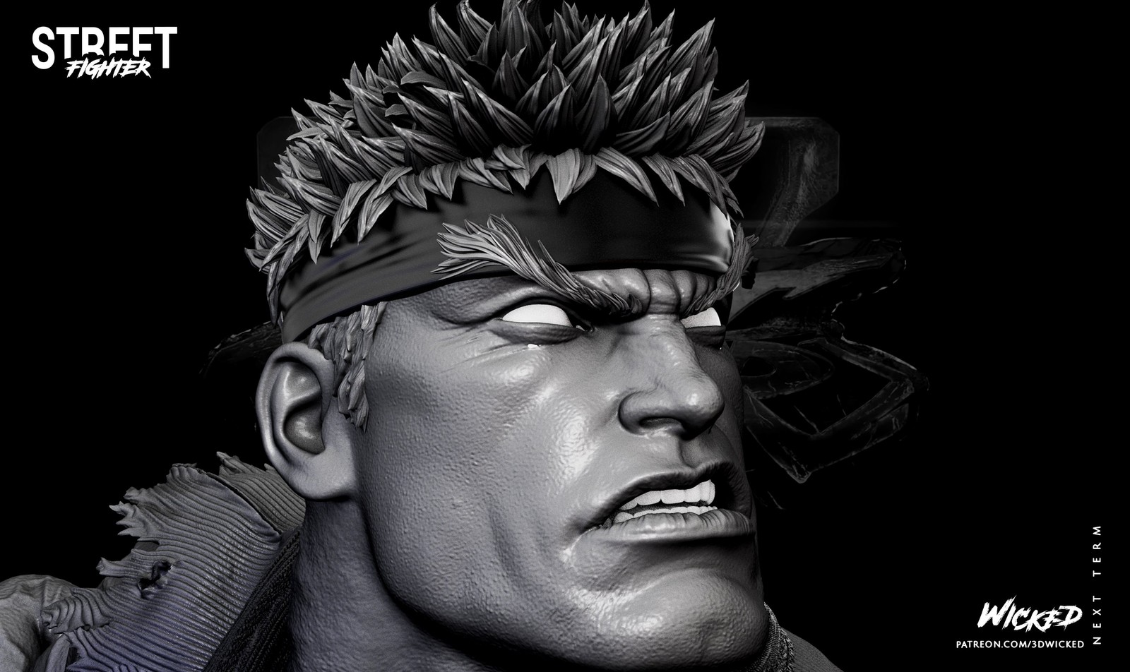 Video Game Ryu Sculpture - Image 5