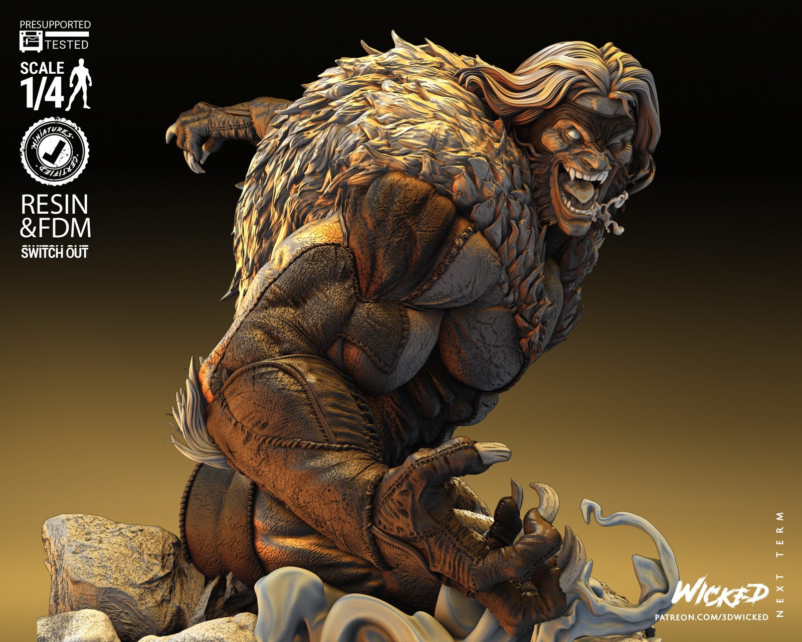 Marvel Sabretooth Bust - Image 4