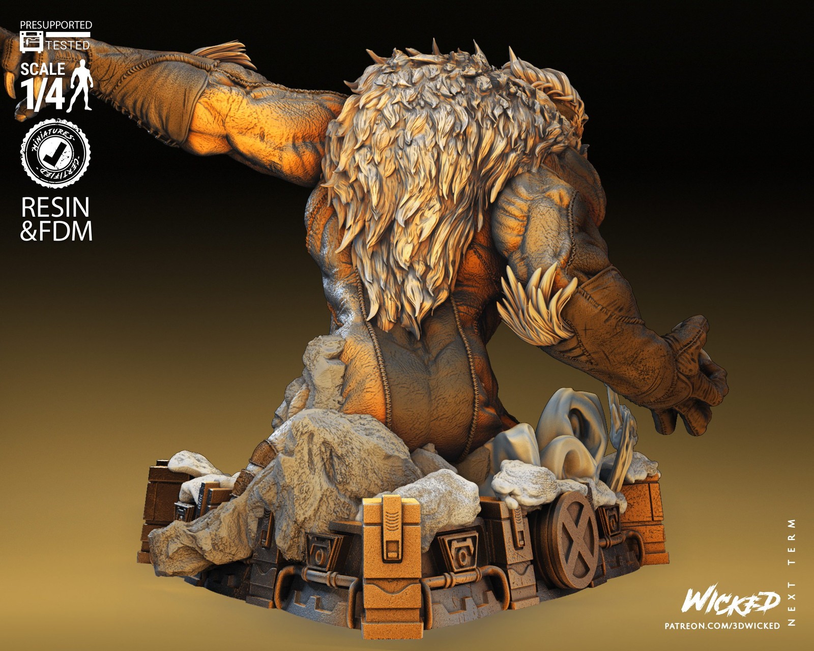Marvel Sabretooth Bust - Image 5