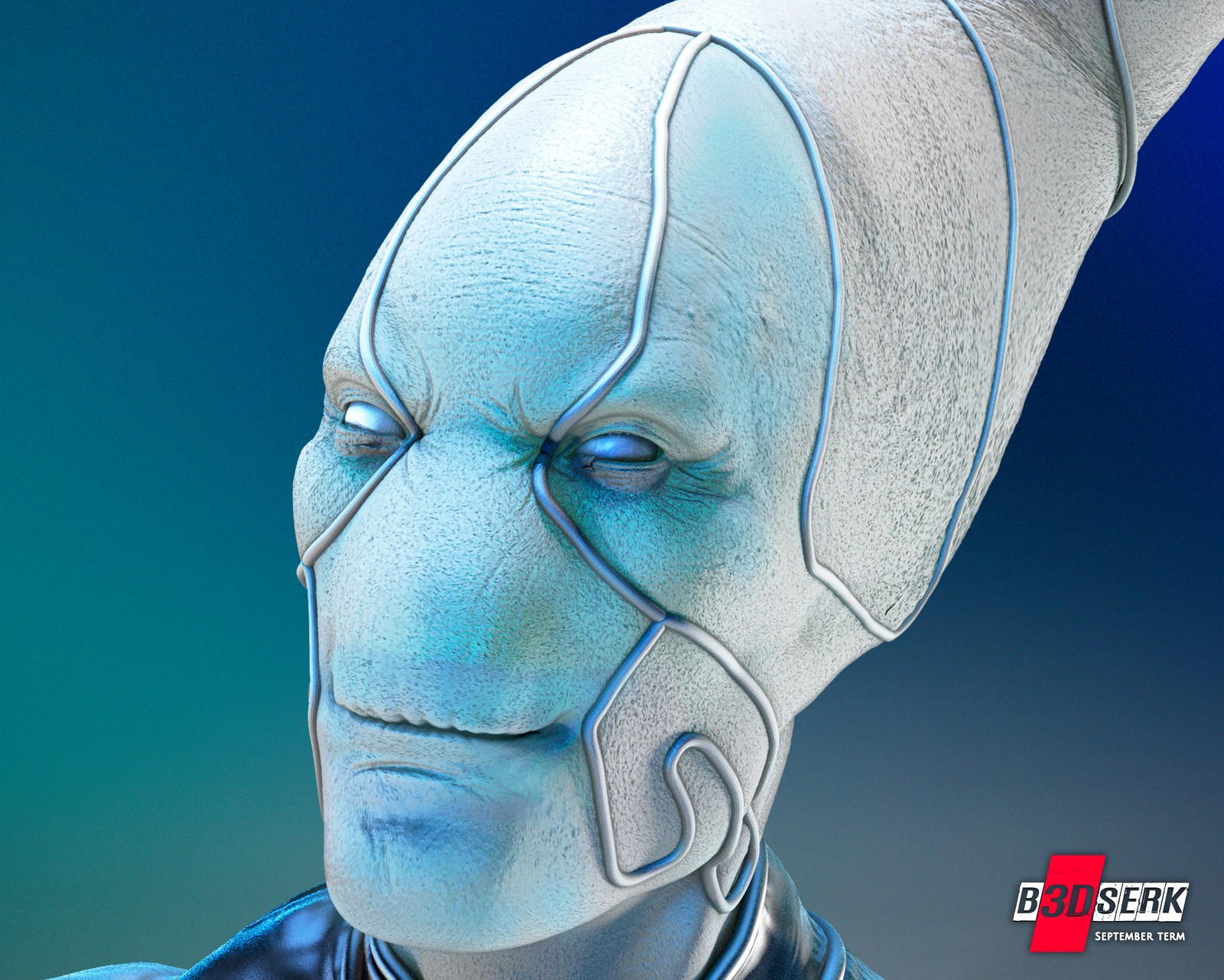 Saint Walker - Blue Lantern Bust 1/4 - Image 5