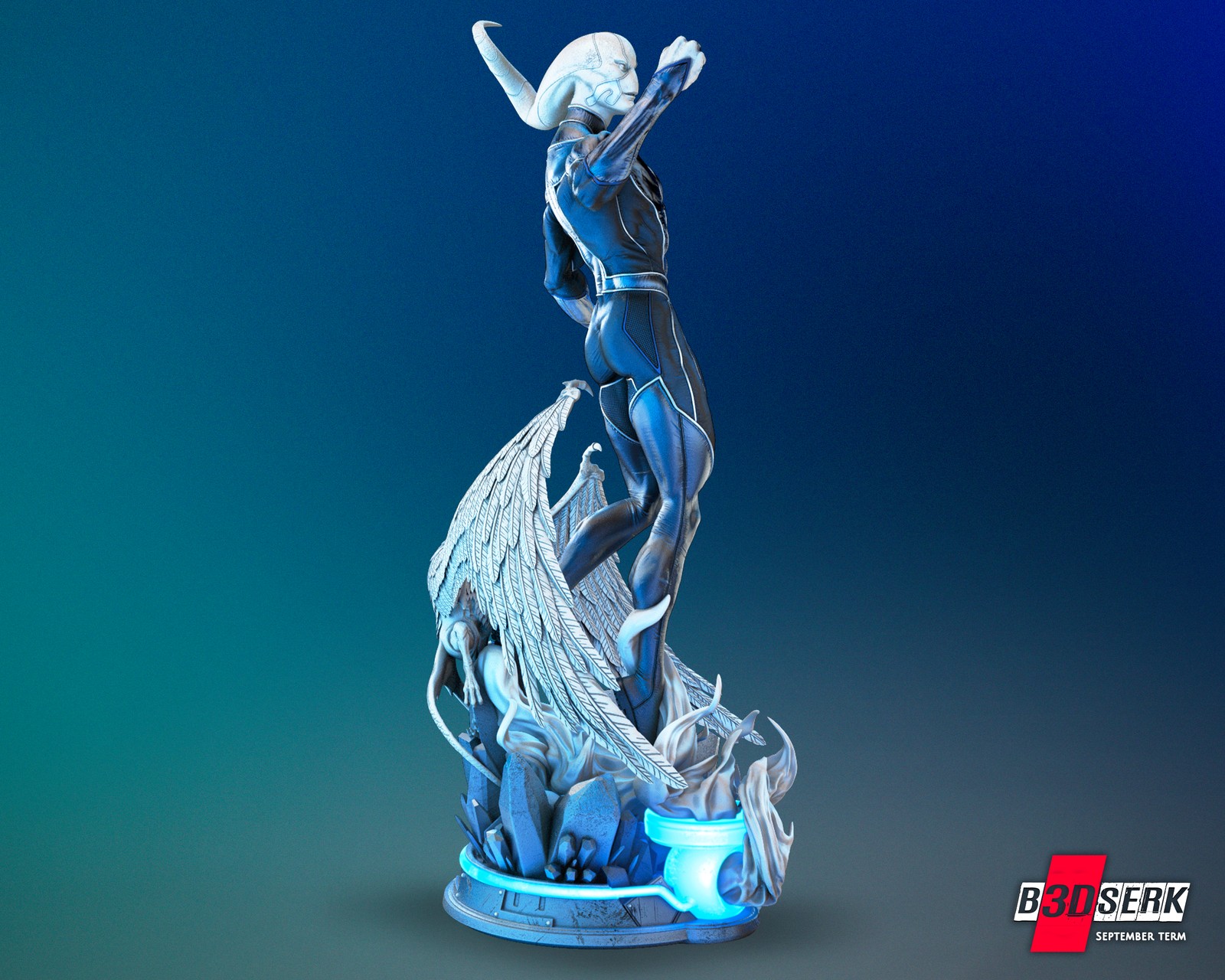 Saint Walker - Blue Lantern Sculpture 1/6 - Image 4