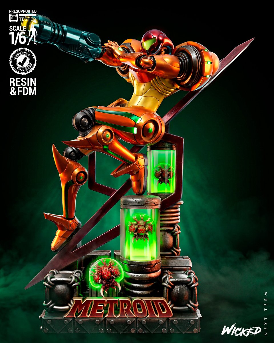 Video Games Samus Varia Suit Sculpture