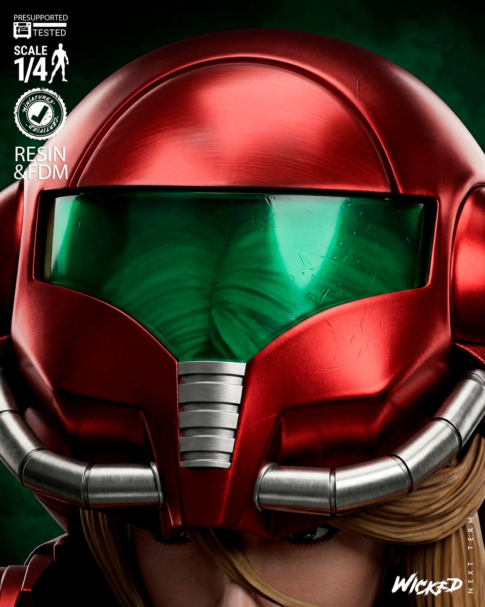 Video Games Samus Varia Suit Portrait Bust - Image 3