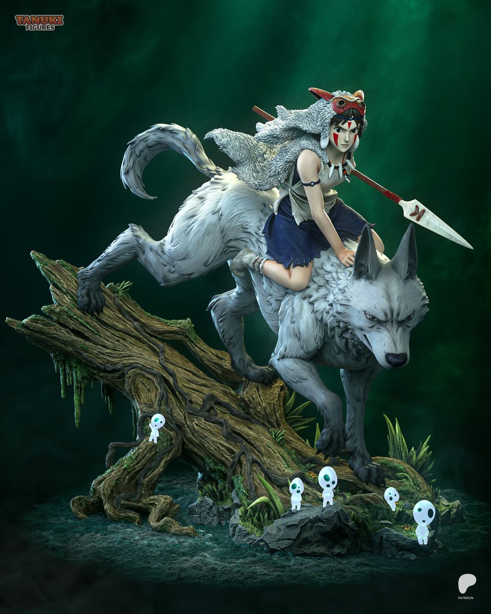 San - Diorama (Princess Mononoke)