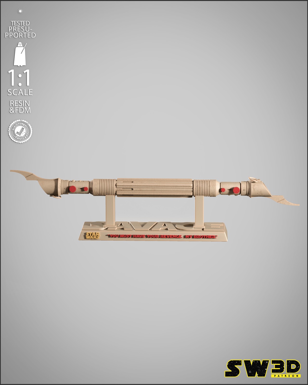 Savage Opress "Lightsaber" (Star Wars)