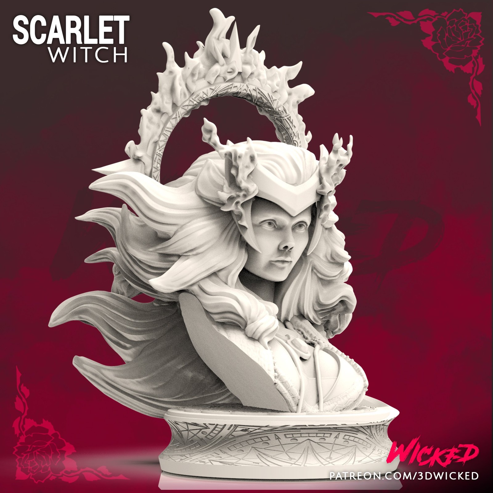 Marvel Scarlet Witch Bust - Image 2