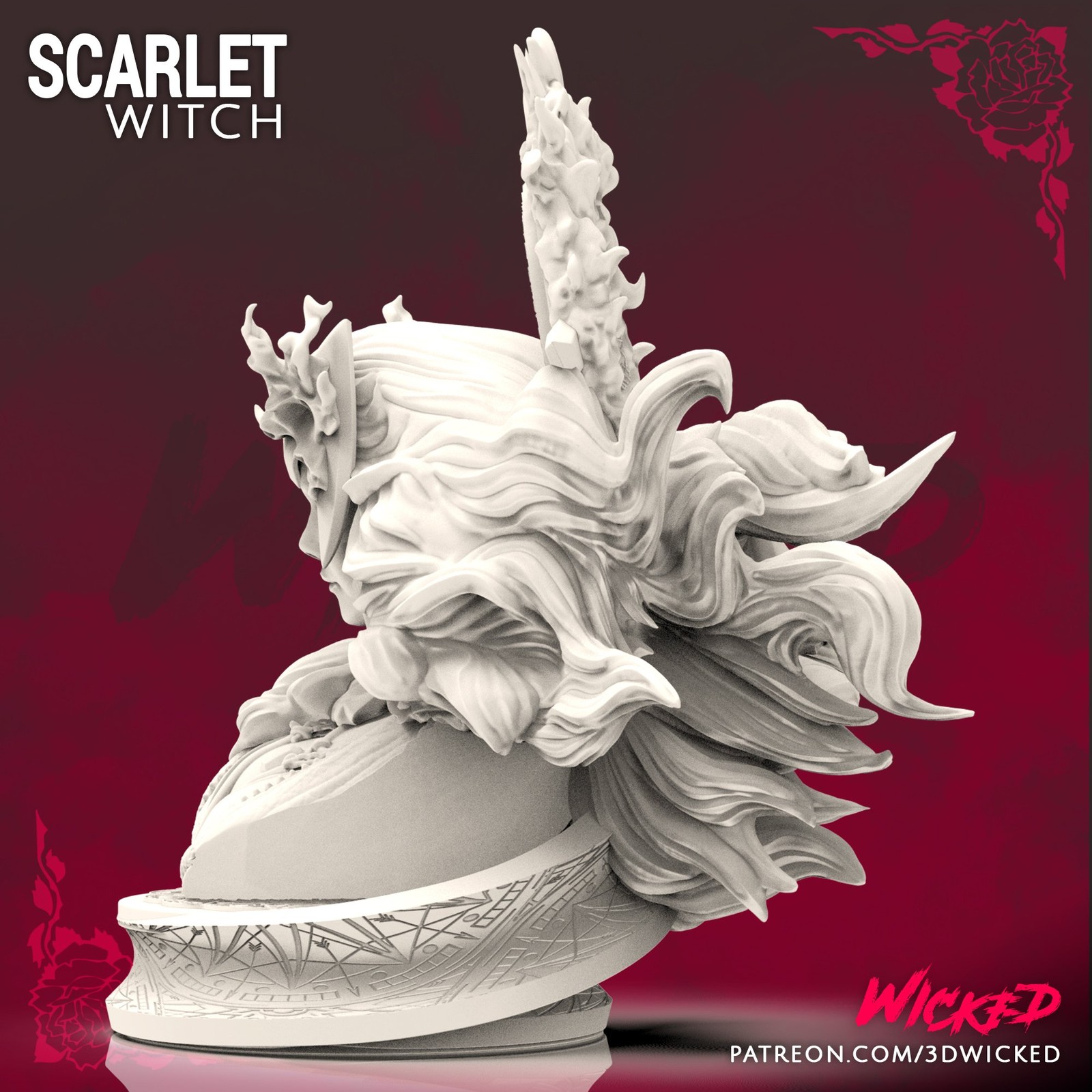 Marvel Scarlet Witch Bust - Image 4