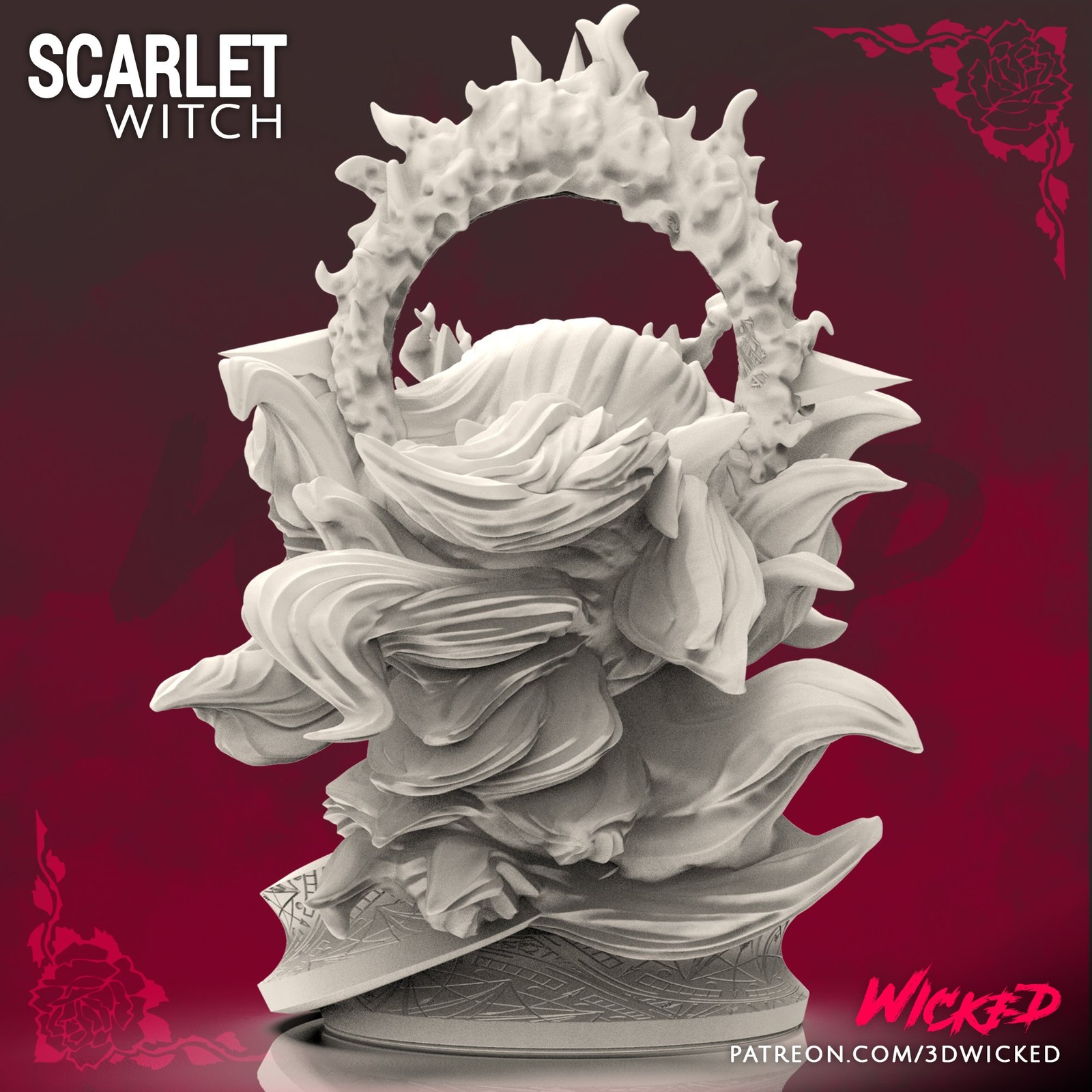 Marvel Scarlet Witch Bust - Image 5