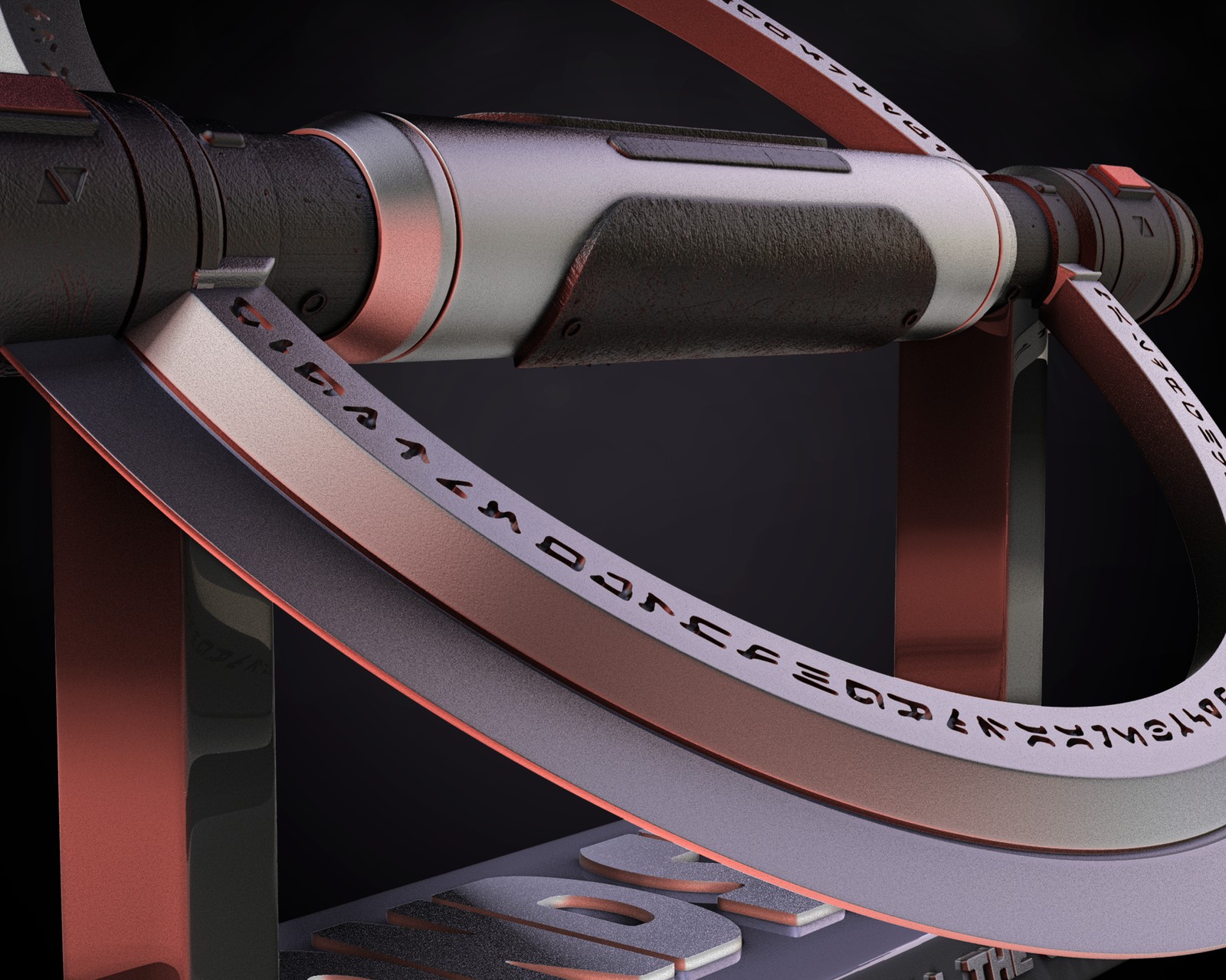 Second Sister Inquisitor Lightsaber Sculpture - Image 5