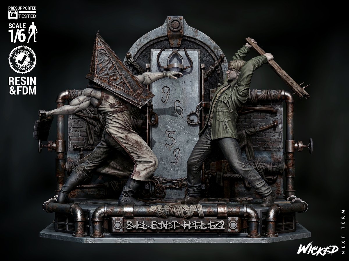 Video Games Silent Hill Diorama