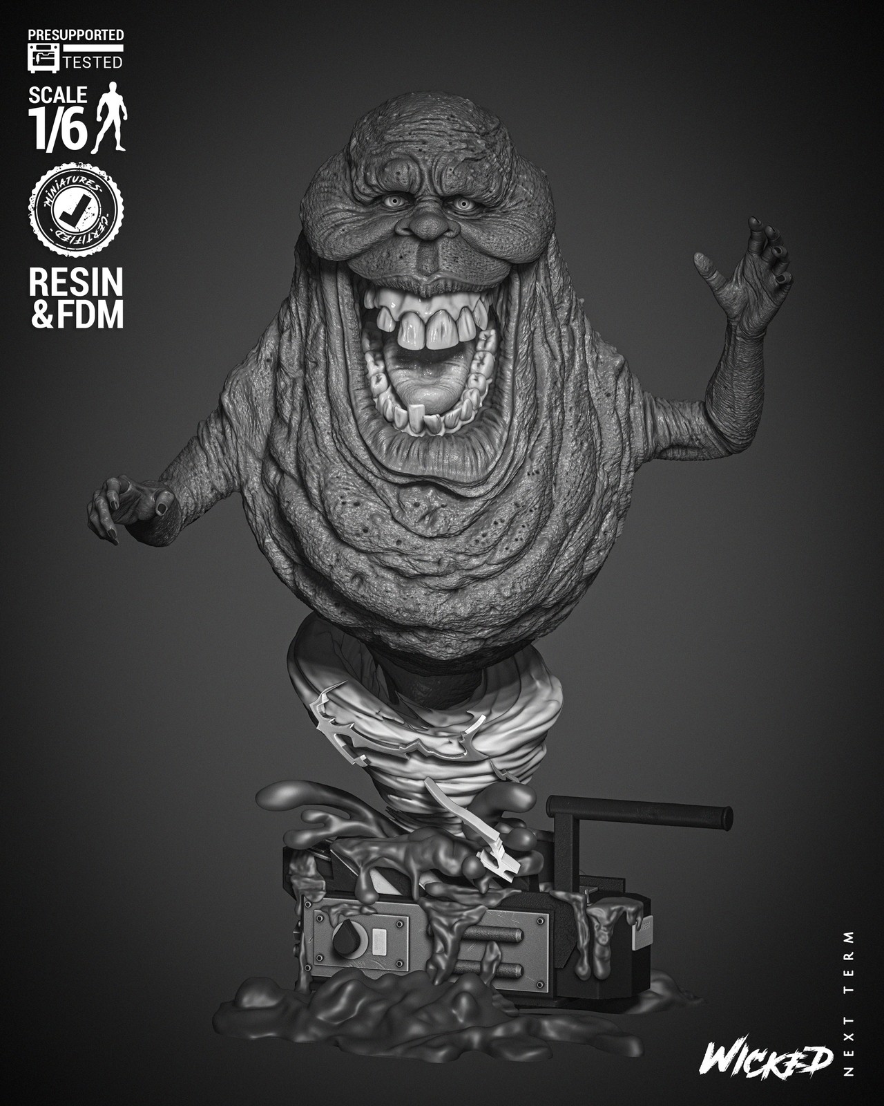 Slimer Sculpture