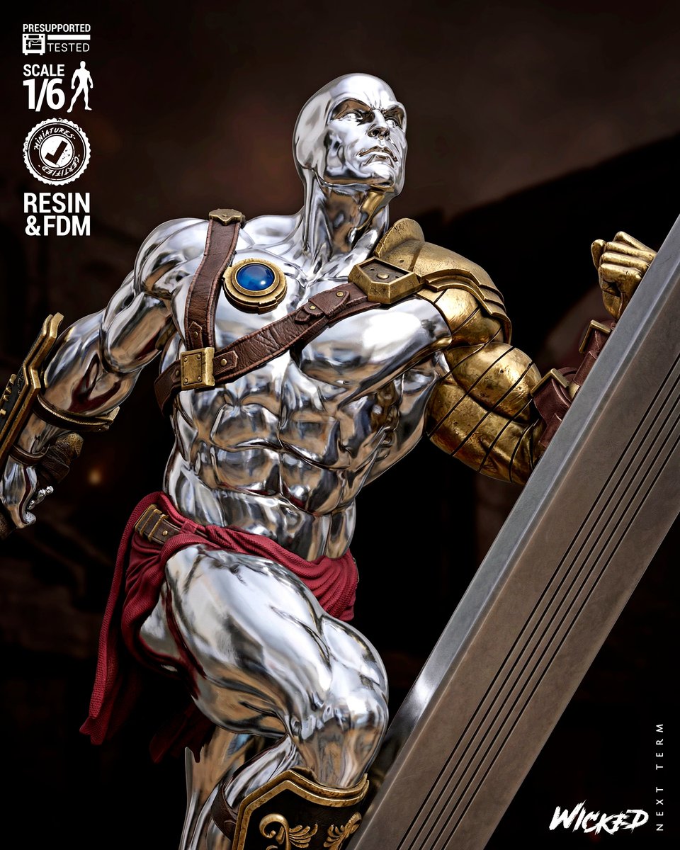 Marvel January 2026 Term Silver Surfer Comic Sculpture - Image 2