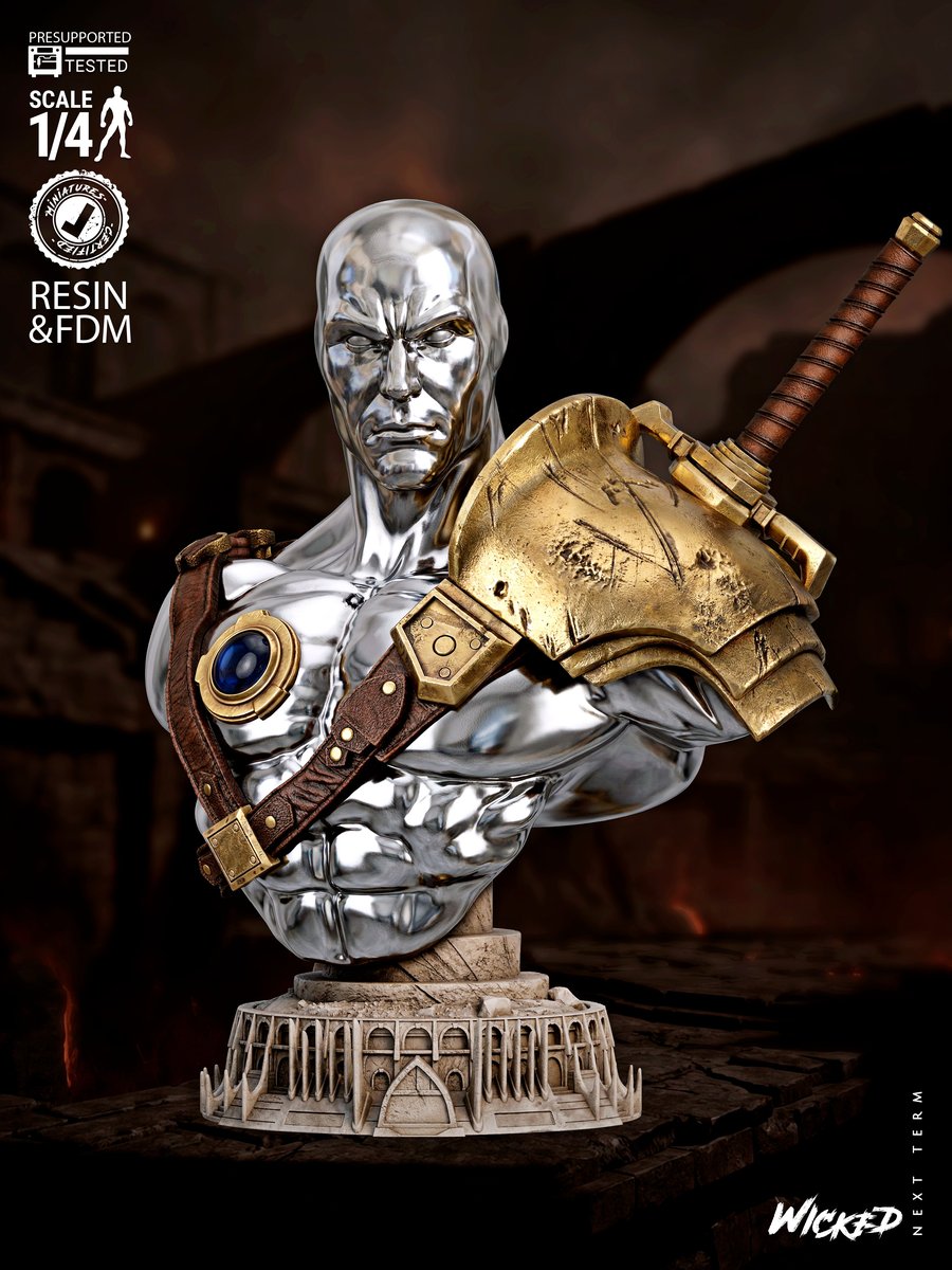 Marvel January 2026 Term Silver Surfer Portrait Bust