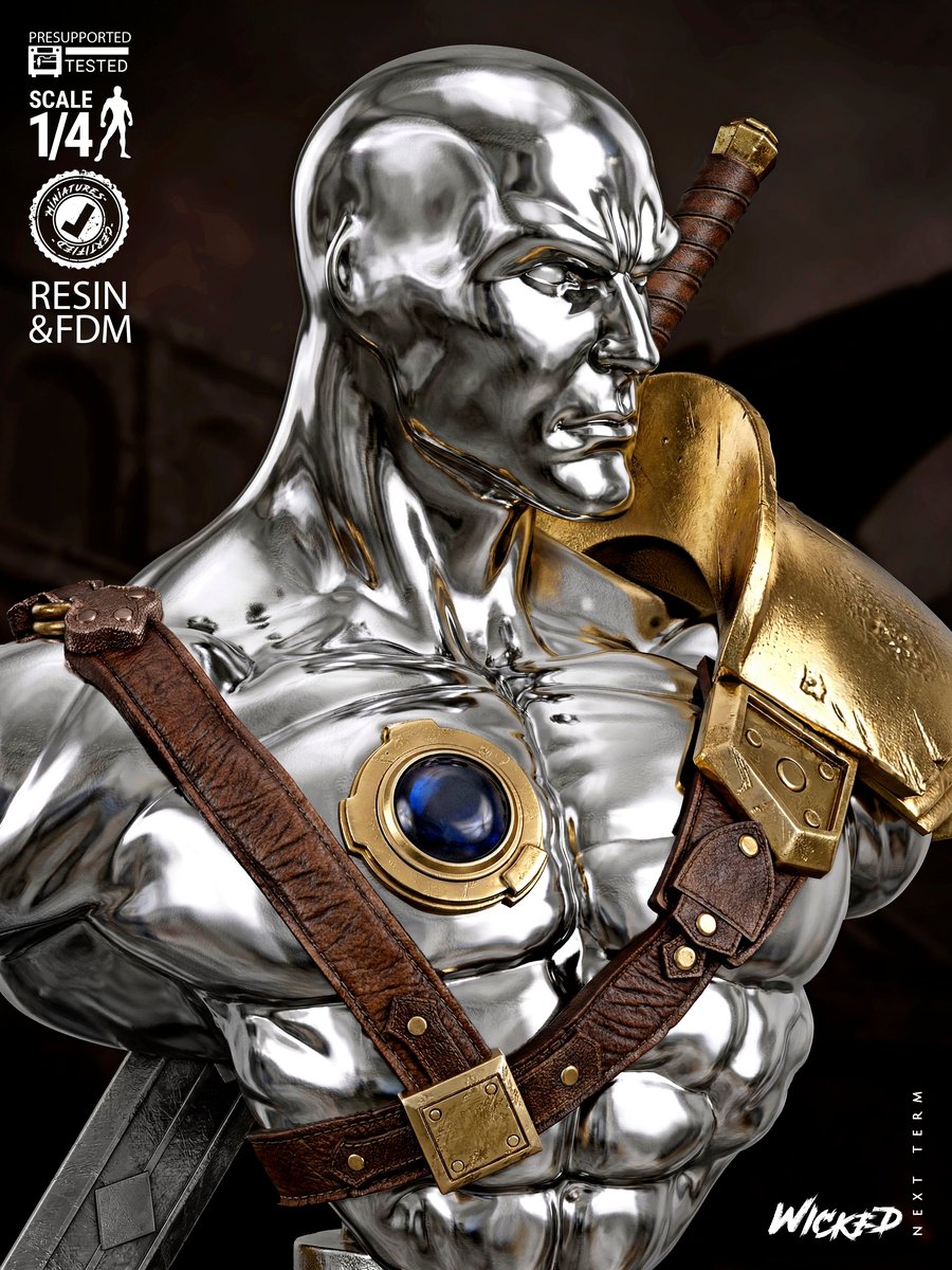 Marvel January 2026 Term Silver Surfer Portrait Bust - Image 3
