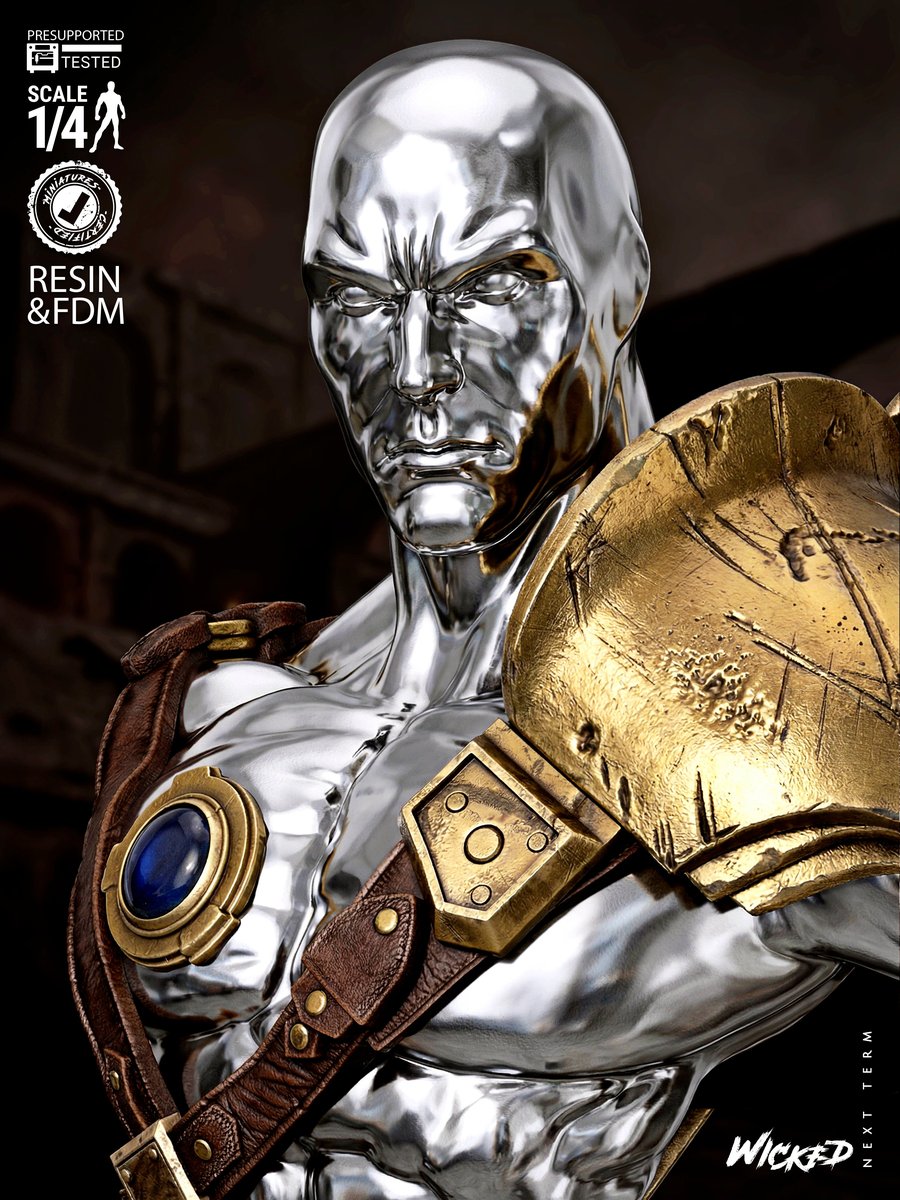 Marvel January 2026 Term Silver Surfer Portrait Bust - Image 4
