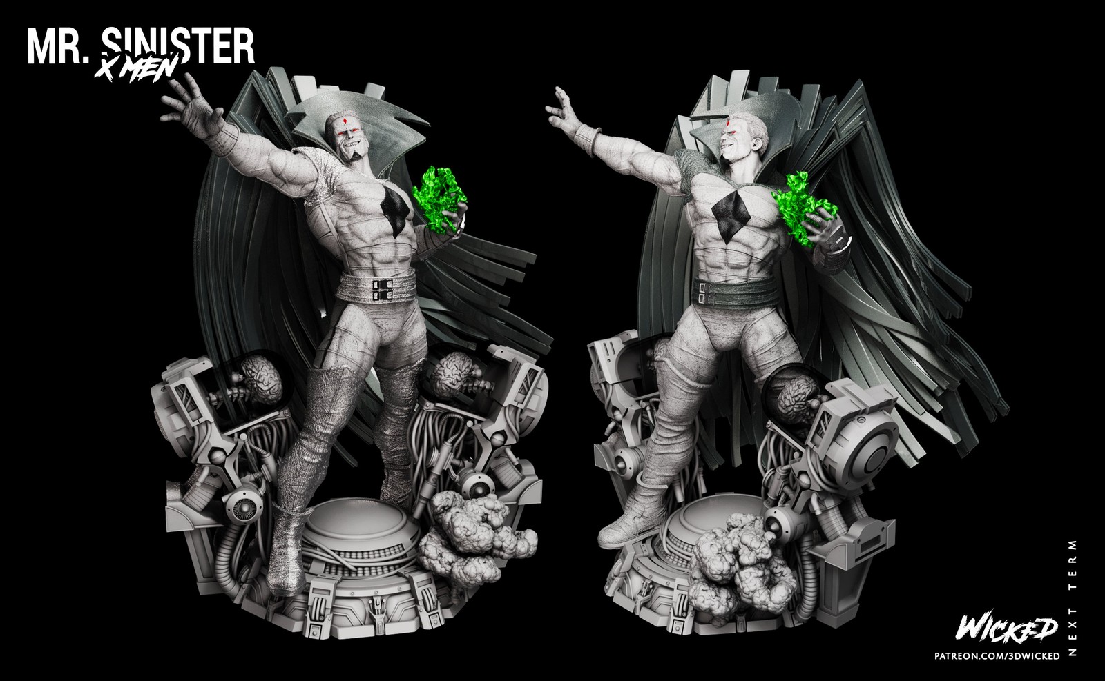 Marvel Mr. Sinister Sculpture - Image 2