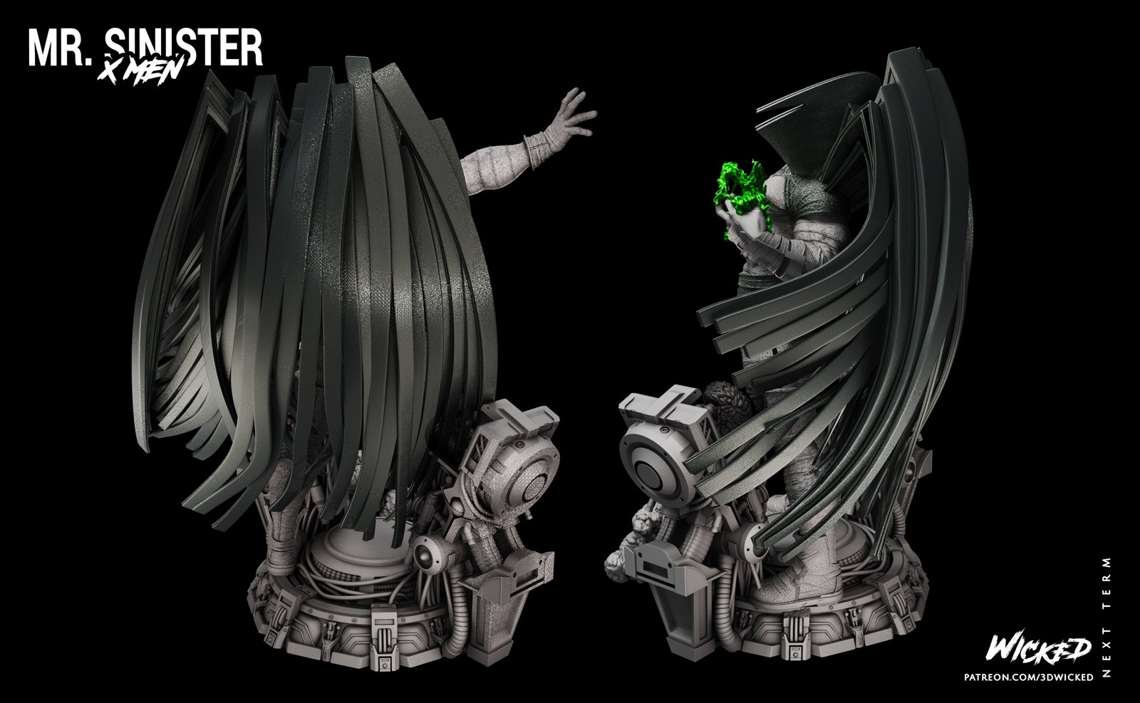 Marvel Mr. Sinister Sculpture - Image 3