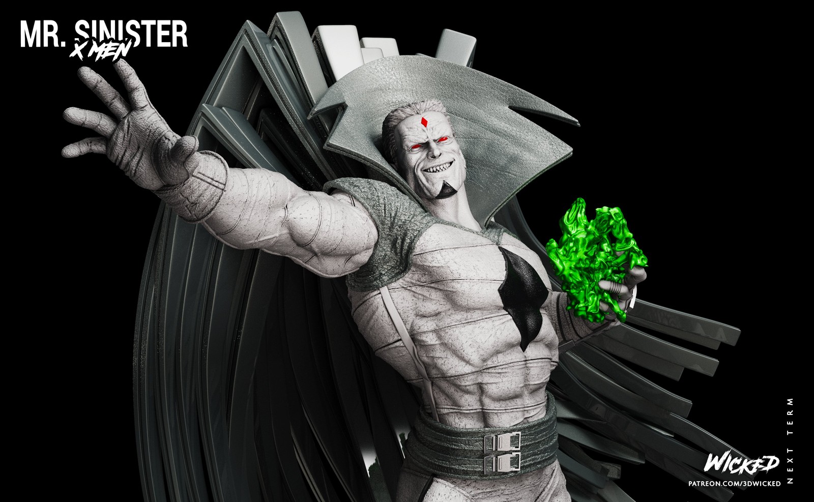 Marvel Mr. Sinister Sculpture - Image 4