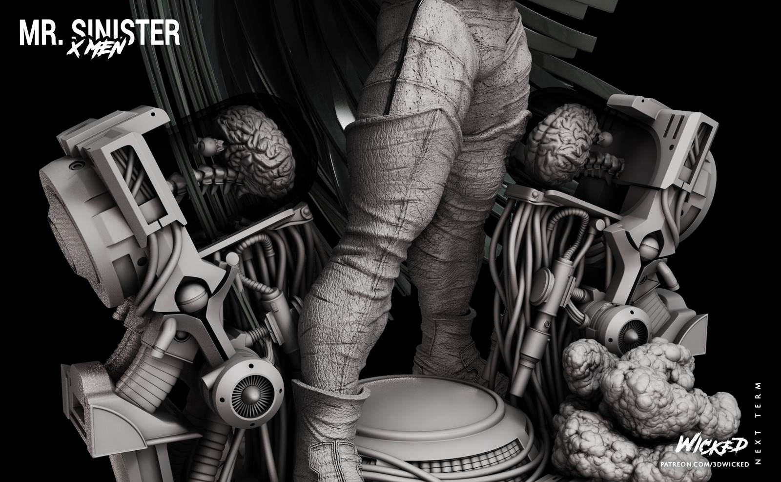 Marvel Mr. Sinister Sculpture - Image 5