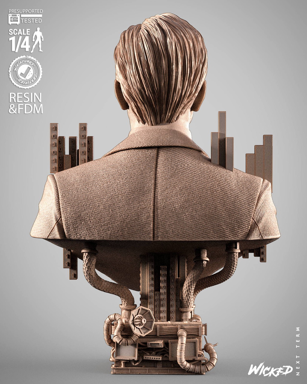 Smith Portrait Bust - Image 5