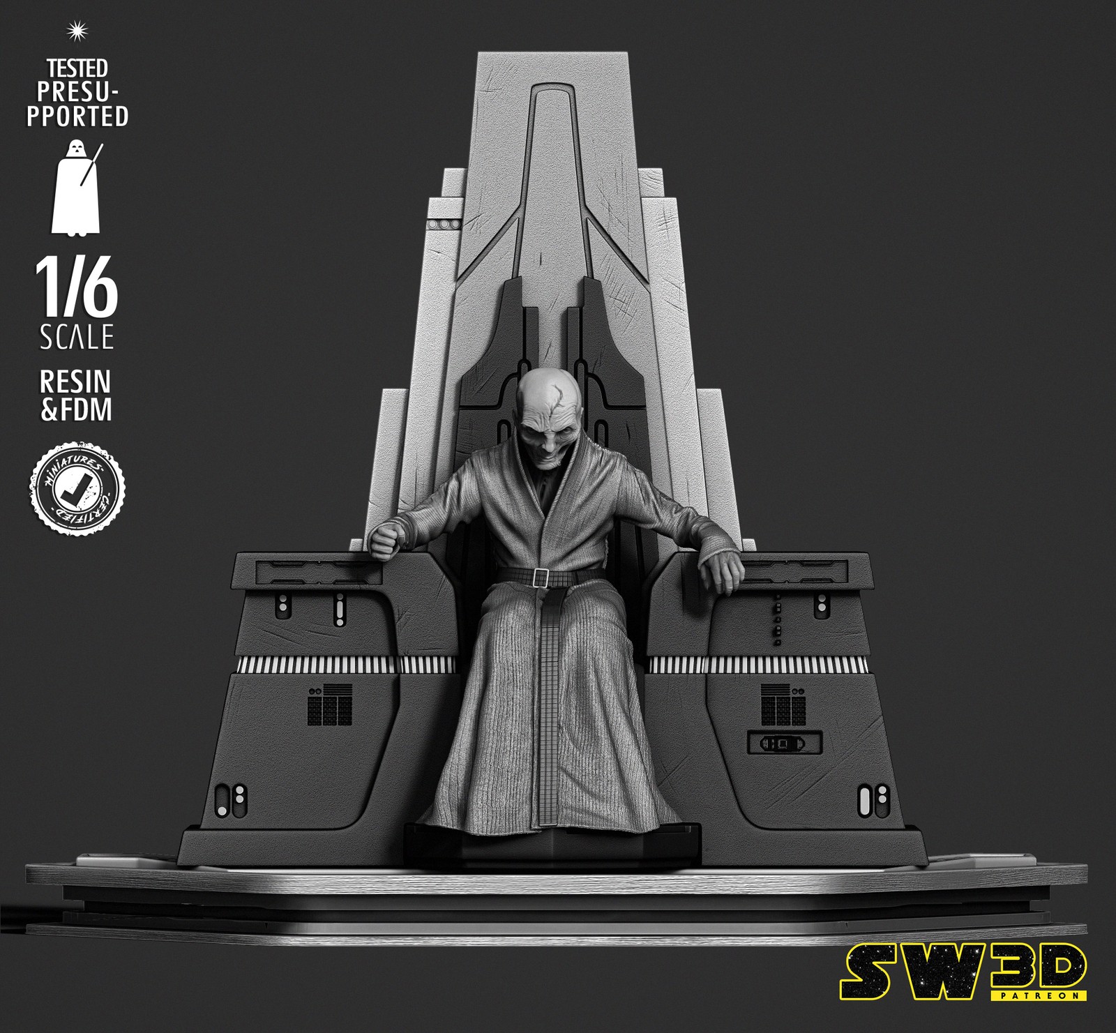 Snoke Sculpture