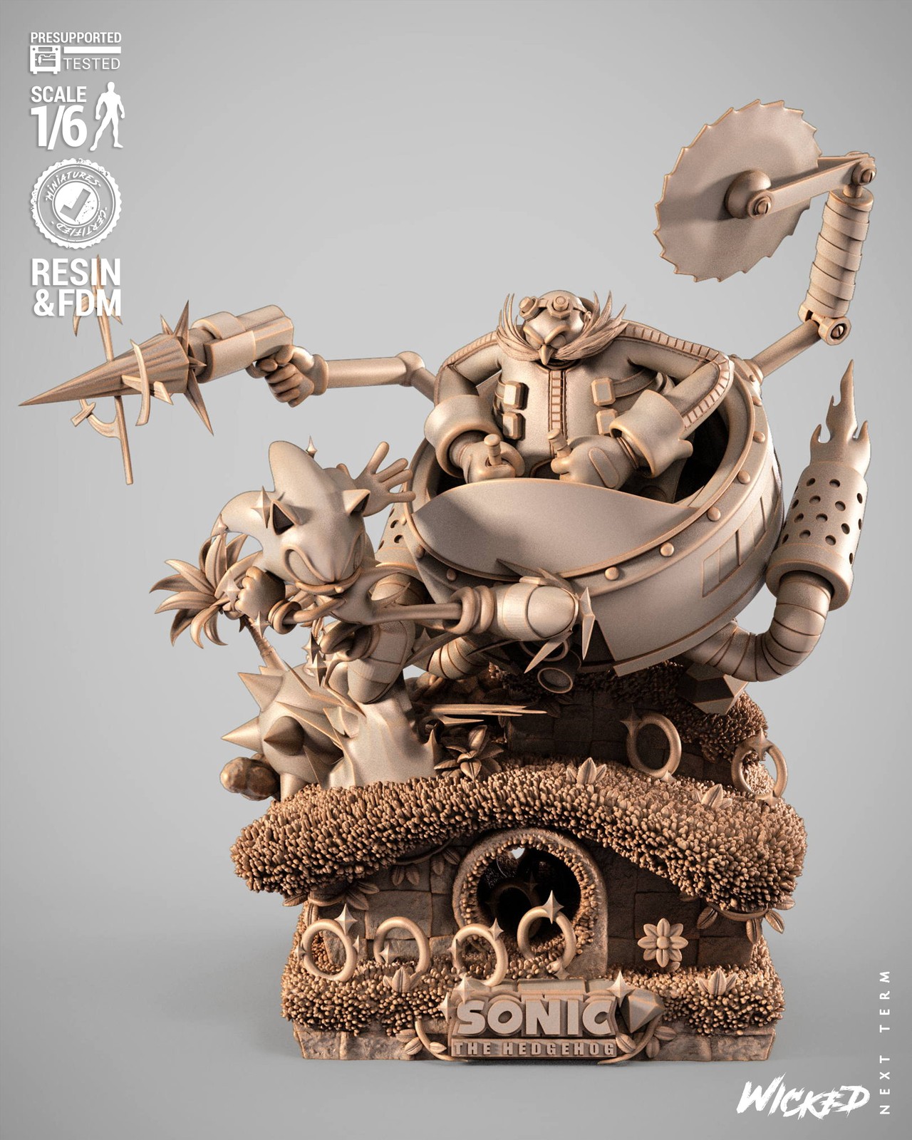 Sonic - Diorama (Sonic the Hedgehog)