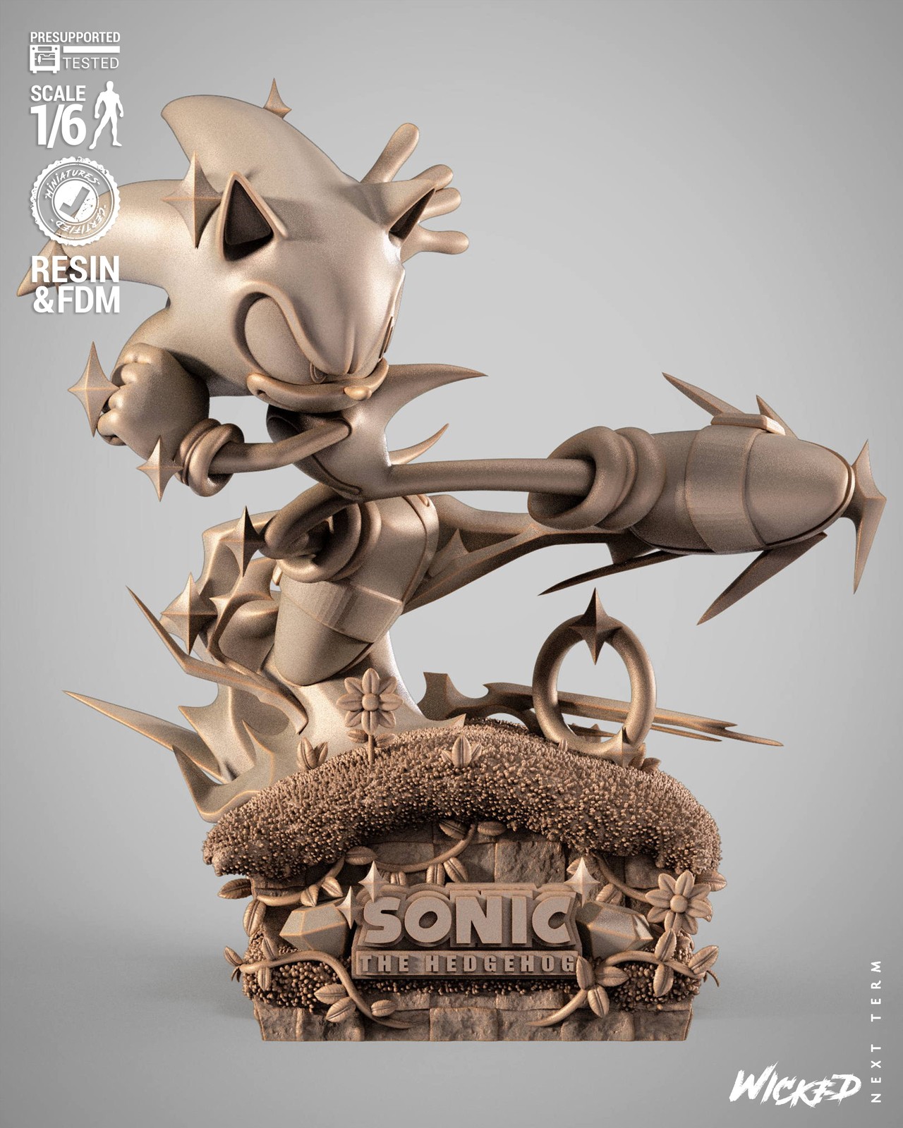 Video Games June 2025 Term Sonic Sculpture